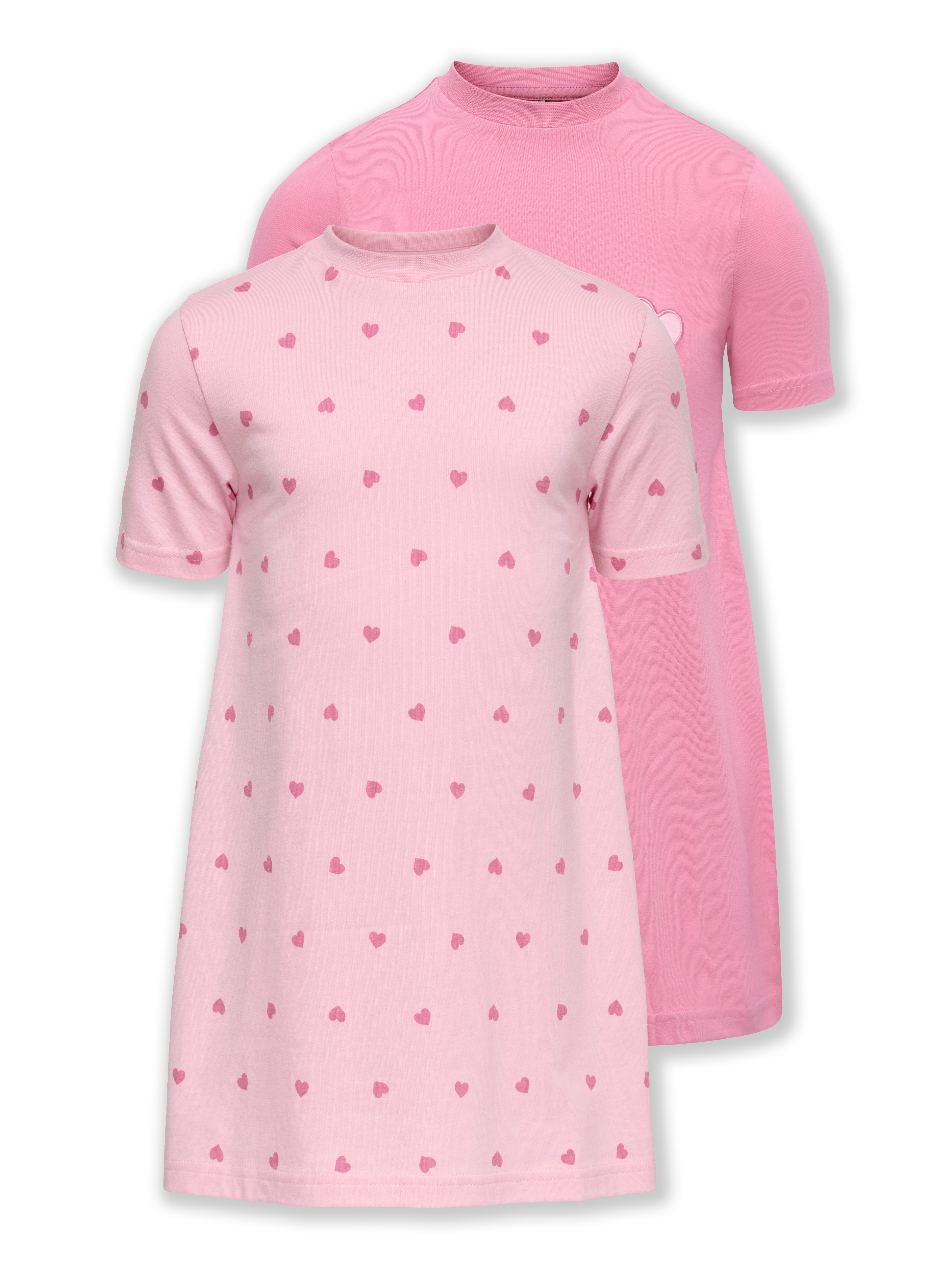 KIDS ONLY Nachthemd "KMGRILA 2-P SS NIGHTWEAR DRESS JRS" Packung, 2 tlg.