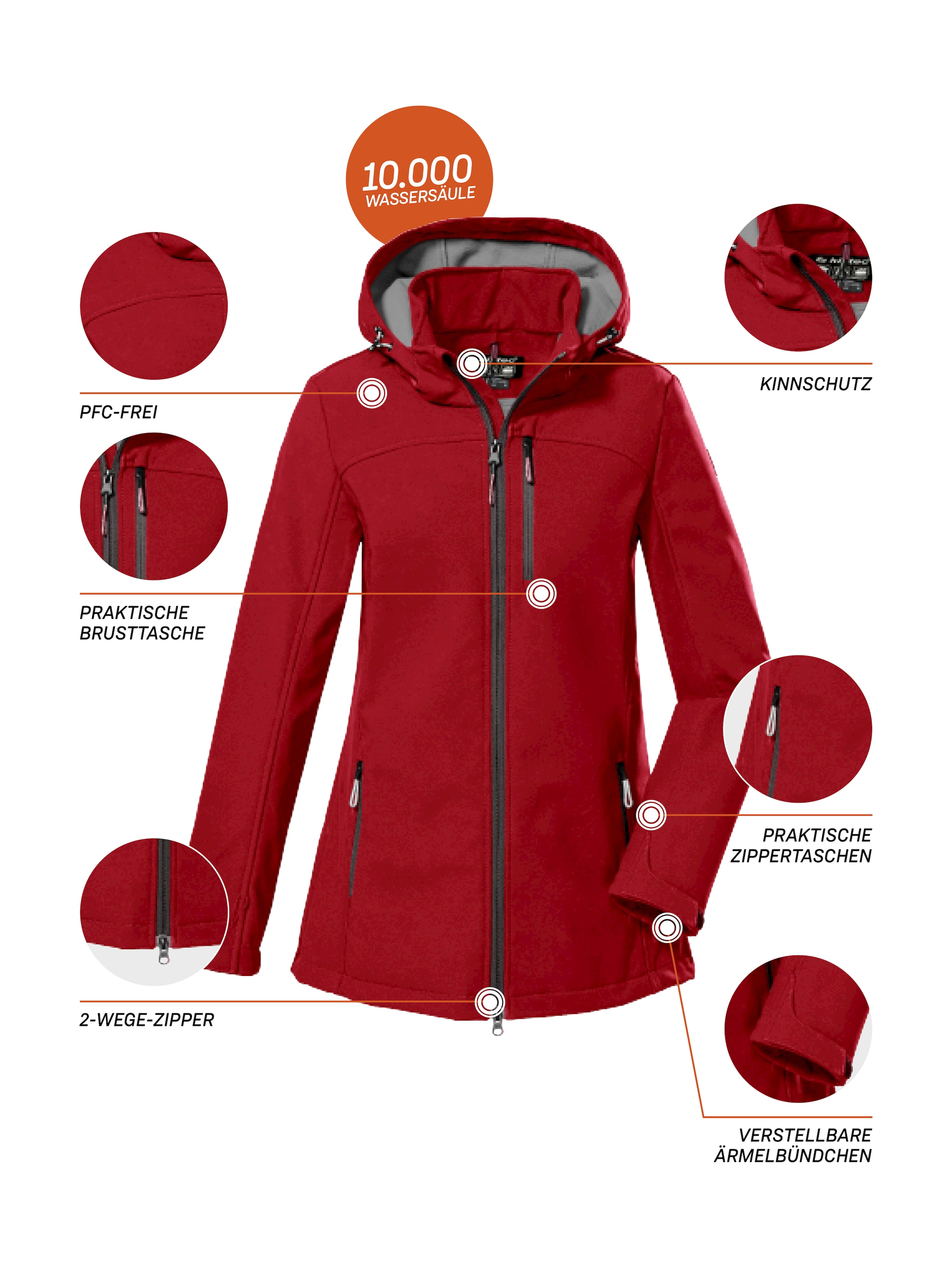 Killtec Softshelljacke »KOW 212 WMN SFTSHLL JCKT«