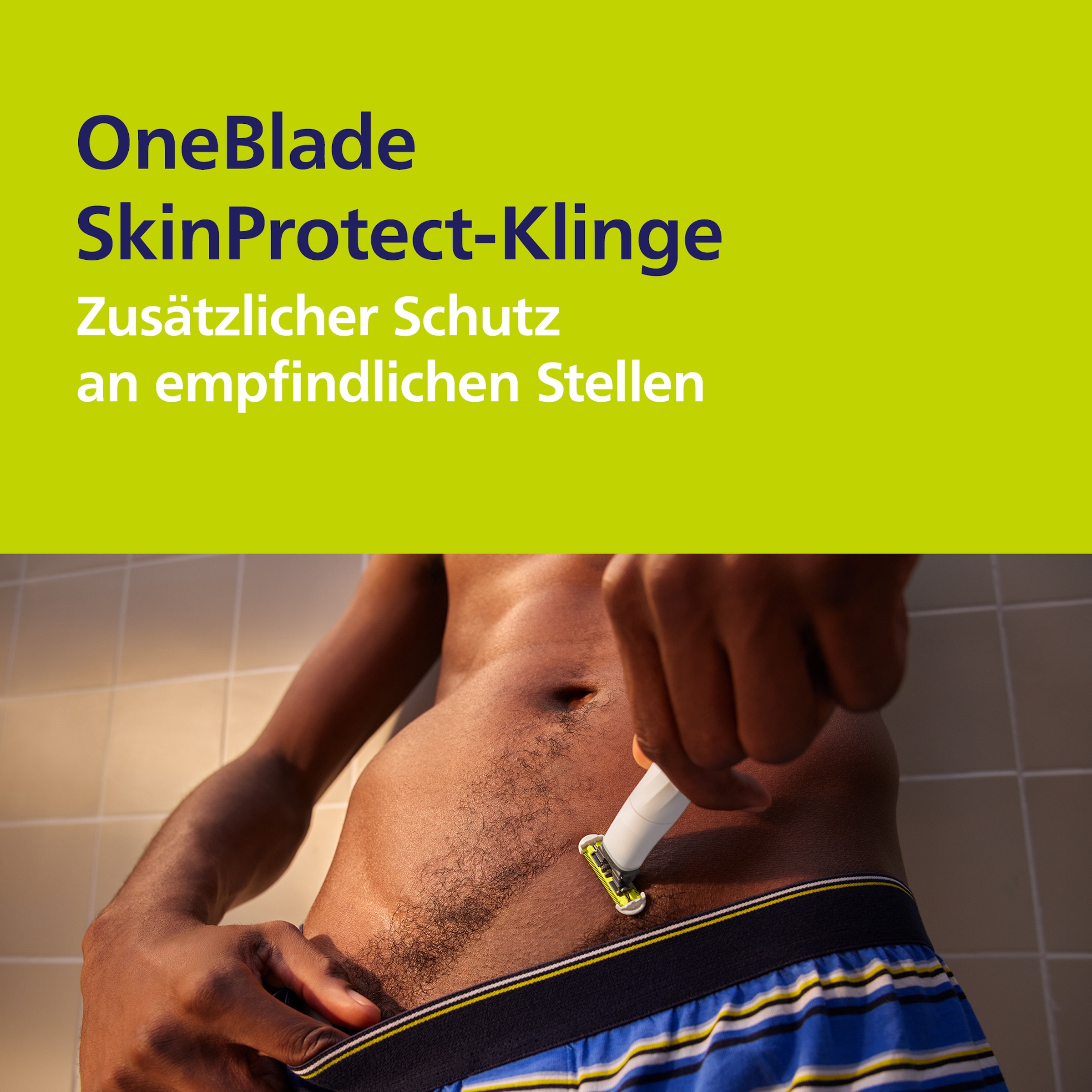 Philips Elektrorasierer »OneBlade Intimate QP1930/30« 1 Stk. Aufsätze mit Konturenfolgetechnologie, nass und trocken verwendbar