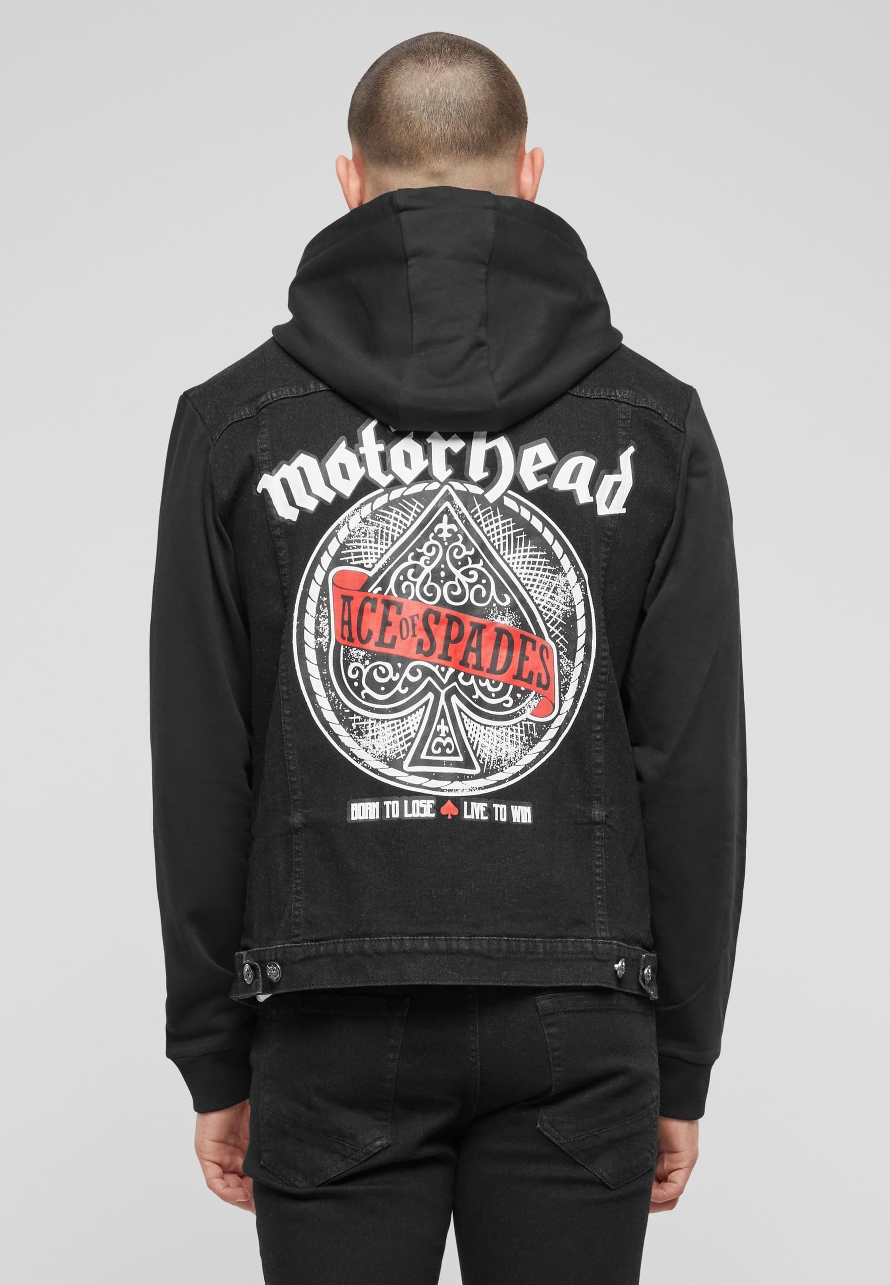 Brandit Jeansjacke »Brandit Herren Motörhead Cradock Denimjacket«, (1 St.), mit Kapuze