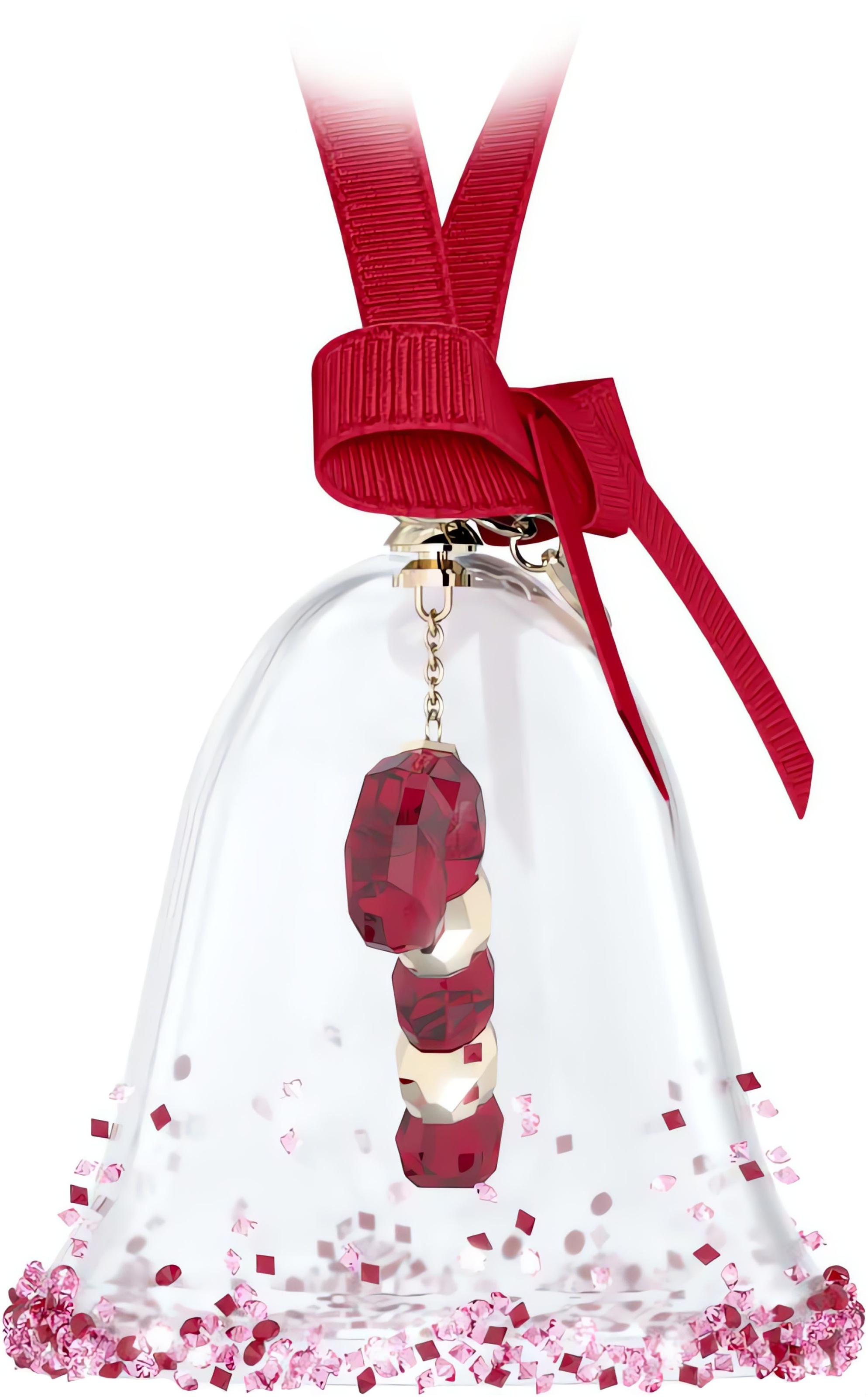 Swarovski Dekohänger »Sammelfigur Holiday Cheers Dulcis Weihnachtsglocke, 5688313, 5688314«, (1 St.), Swarovski® Kristall