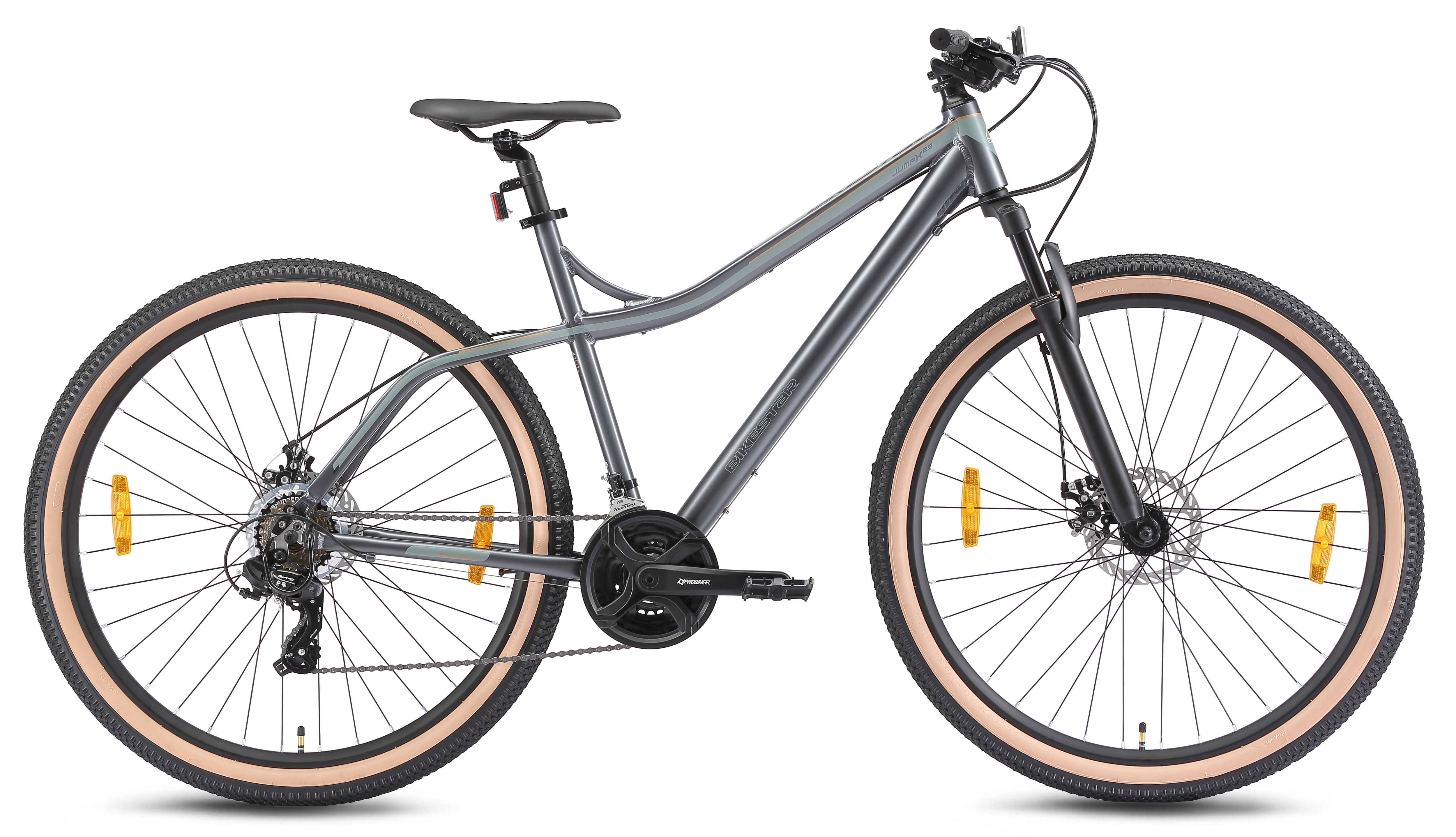 Bikestar Mountainbike 21 Gang Shimano RD-TY300 Schaltwerk Kettenschaltung für Damen und Herren, Kettenschaltung