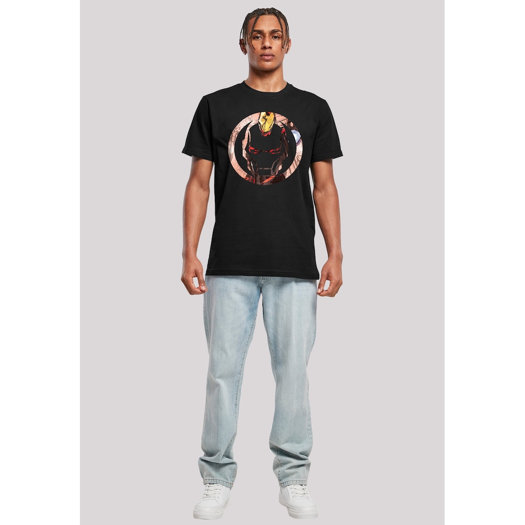 F4NT4STIC T-Shirt »Marvel Superhelden Iron Man Montage Symbol«