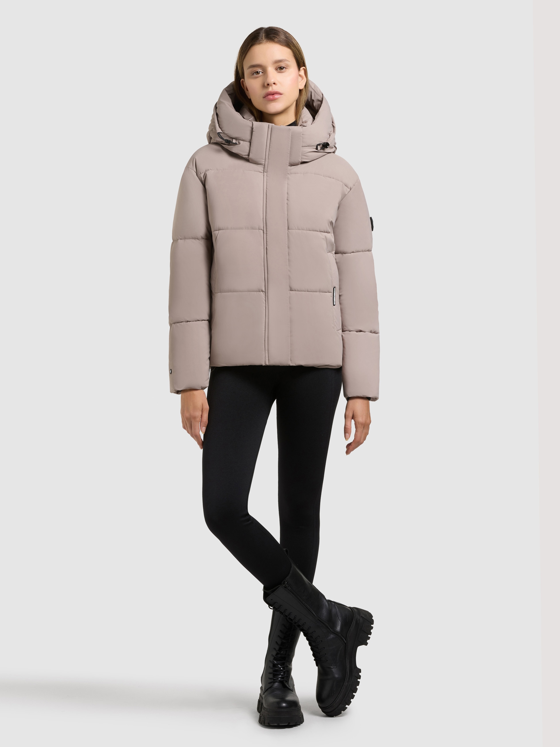 khujo Steppjacke "DEVINA2 MATT" mit Kapuze günstig online kaufen