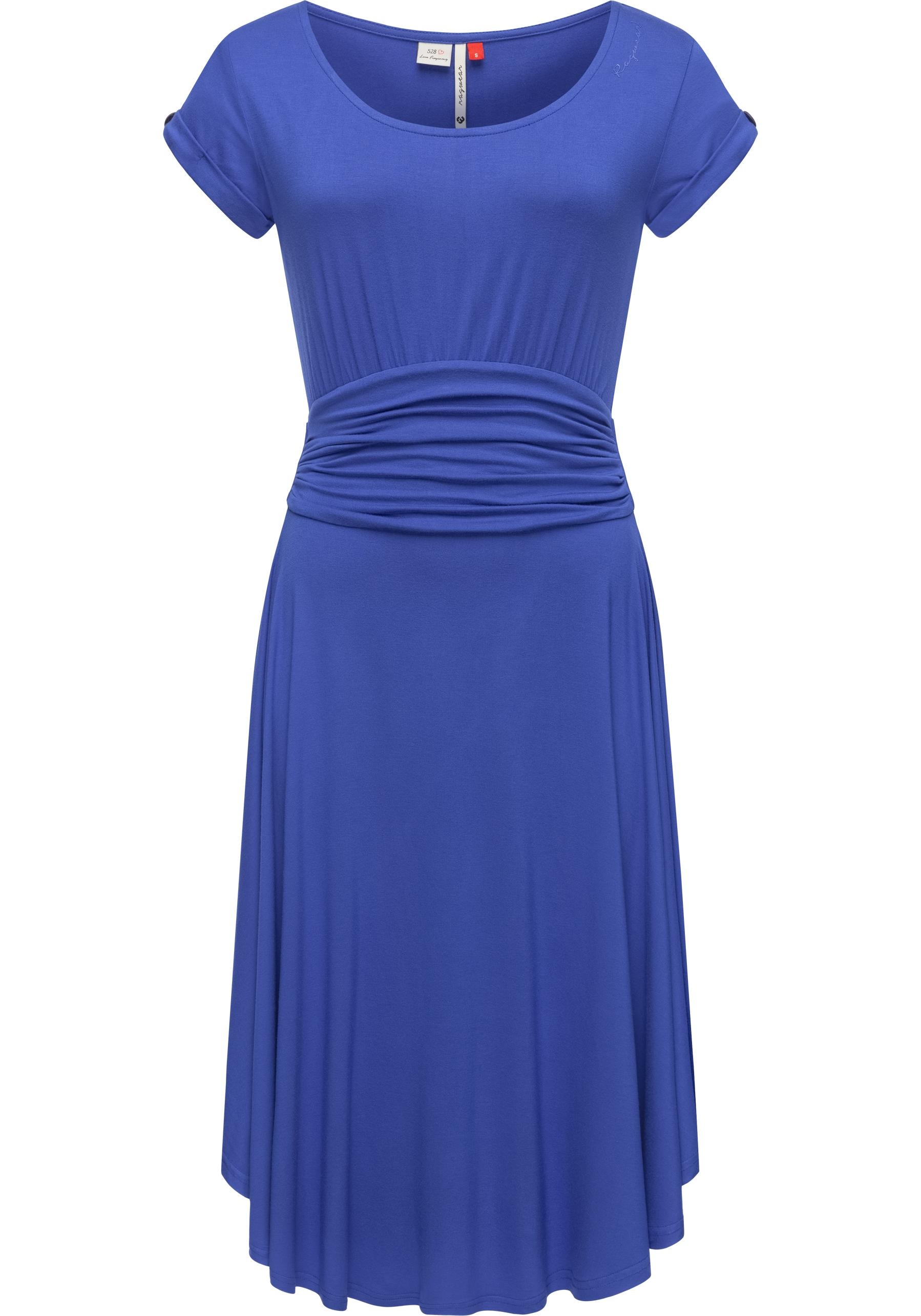 Sommerkleid »Yvone Solid«, leichtes Jersey-Kleid mit Taillengürtel