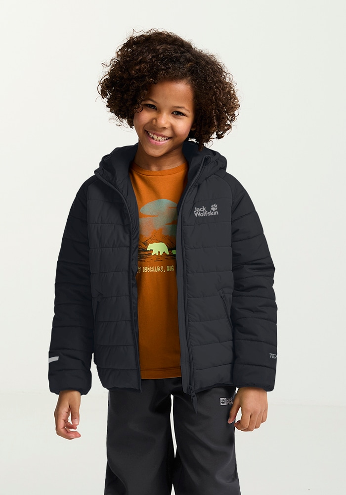 Jack Wolfskin Outdoorjacke »ZENON JKT KIDS«, mit Kapuze