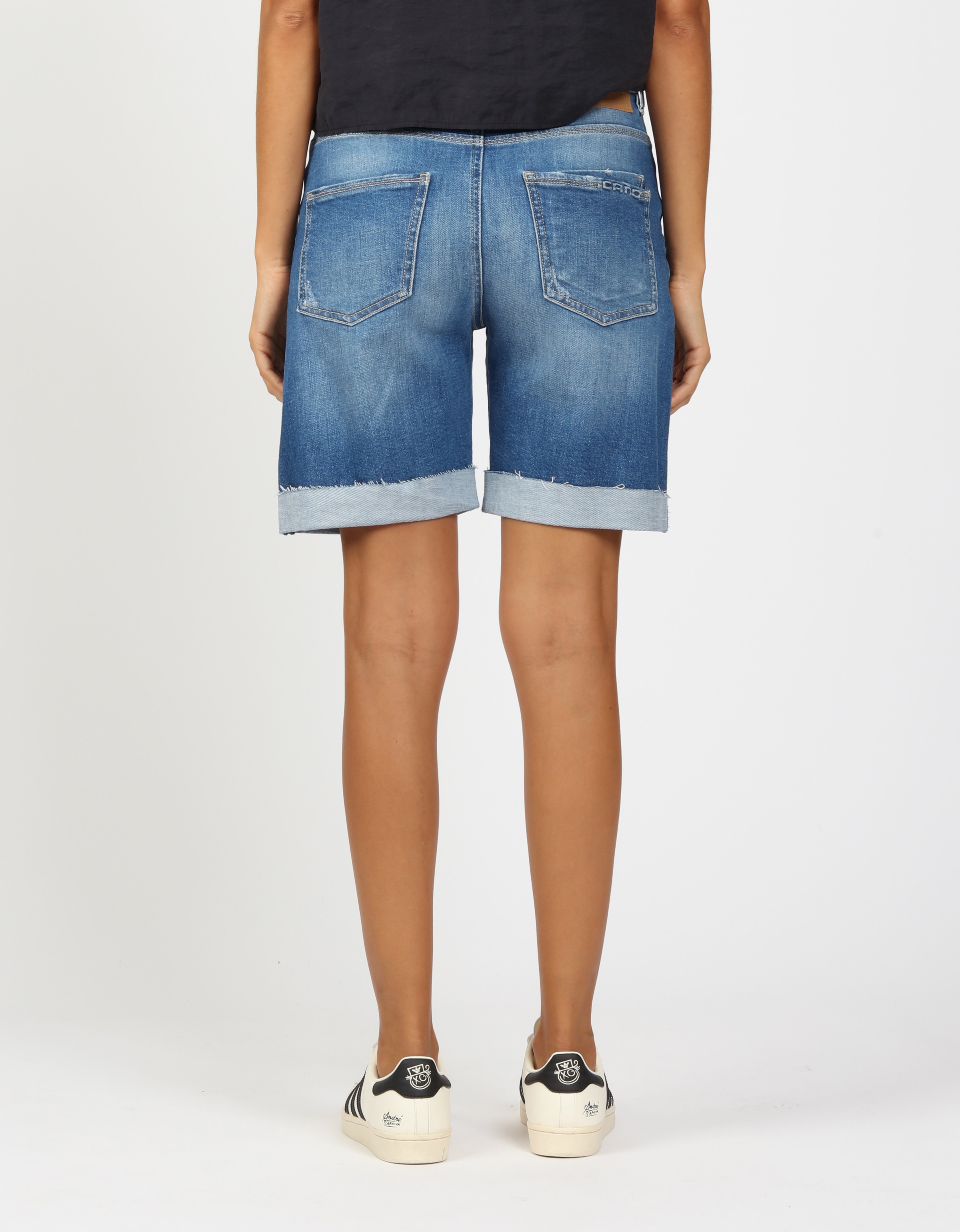 GANG Jeansbermudas "94IDA BERMUDA", mit gekrempeltem Saum günstig online kaufen