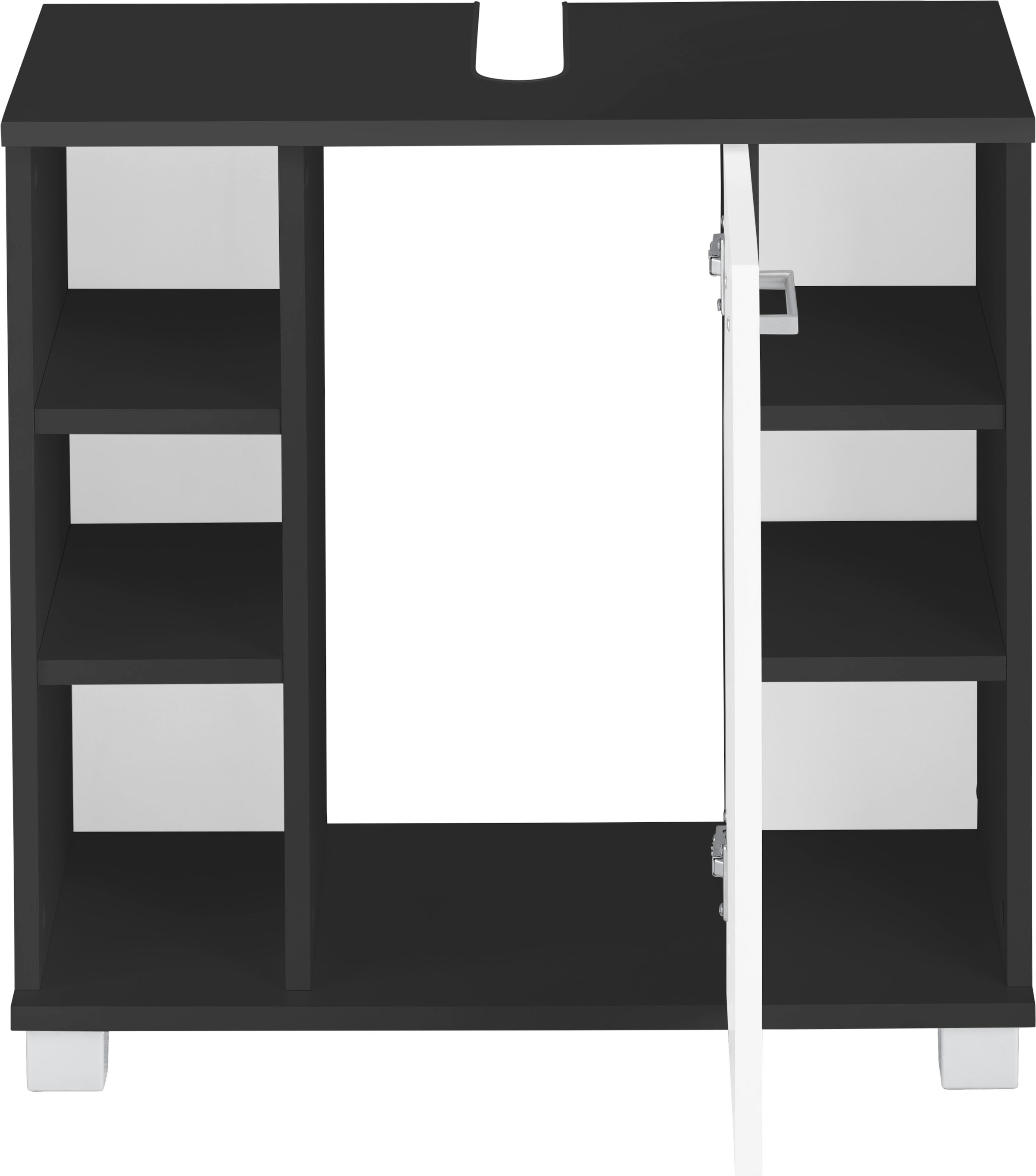 Schildmeyer Waschbeckenunterschrank »Mobes«, Breite/Höhe: 65,1/62,4 cm,  Badschrank mit Tür und Regalfächern kaufen | BAUR