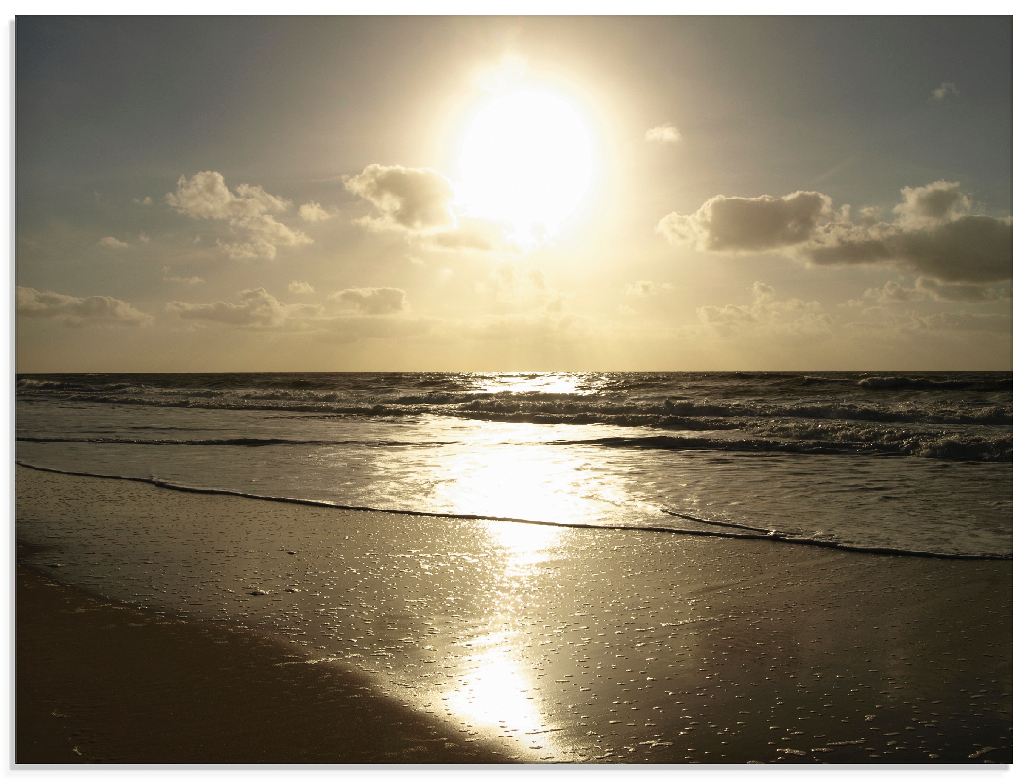 Artland Glasbild "Stille", Strand, (1 St.), in verschiedenen Größen günstig online kaufen