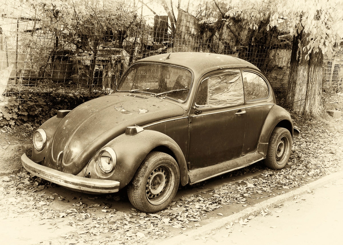 Papermoon Fototapete "Käfer Retro Auto"