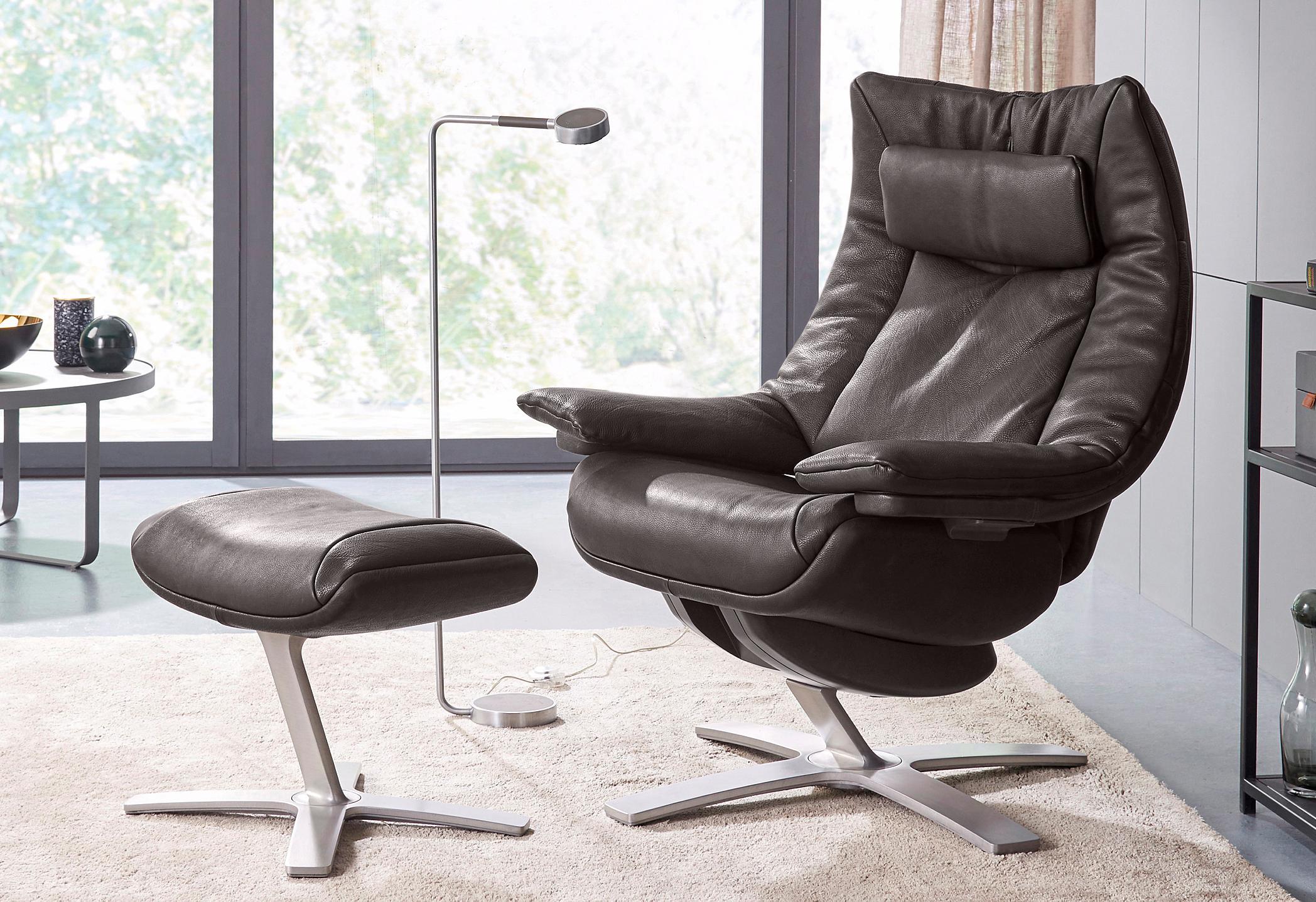 NATUZZI ITALIA Relaxsessel Re-Vive King, inklusive Fußhocker