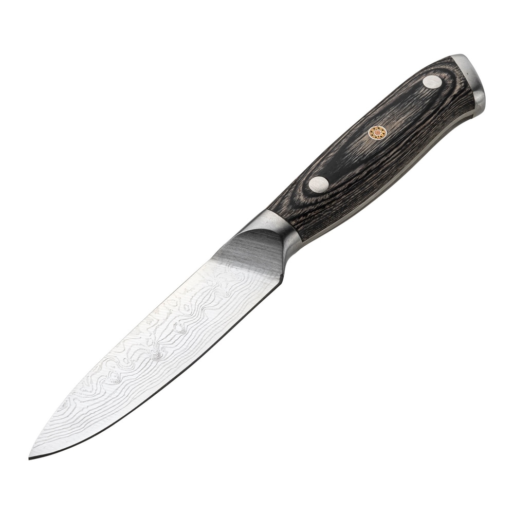 RESTO Kitchenware Gemüsemesser »Ogma 10 cm, aus Edelstahl«, (1 tlg.), professionelles Schälmesser mit lasergravierter Hochleistungsklinge