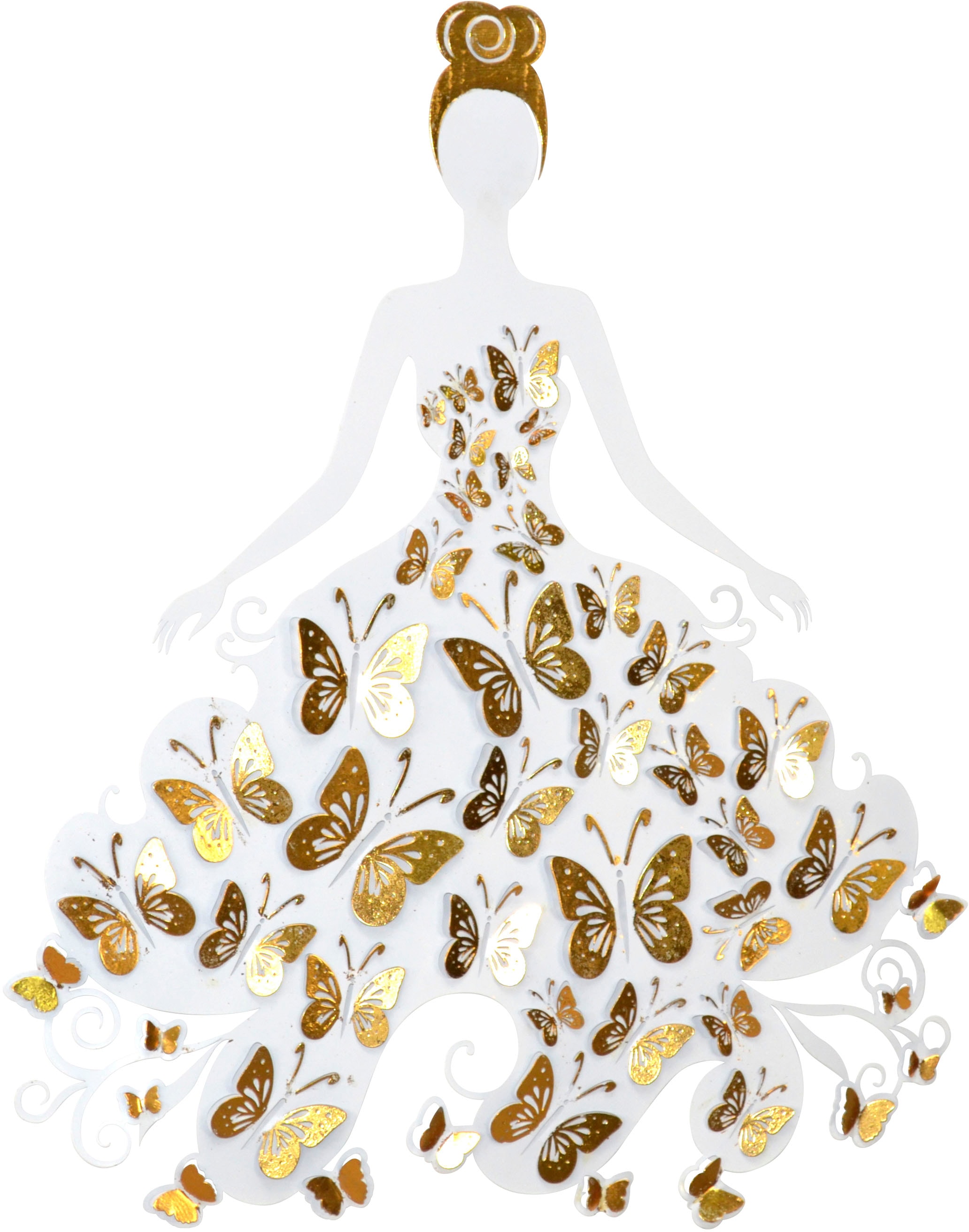 HOFMANN LIVING AND MORE Wanddekoobjekt "Wanddekoration" Metalldeko Motiv Fr günstig online kaufen