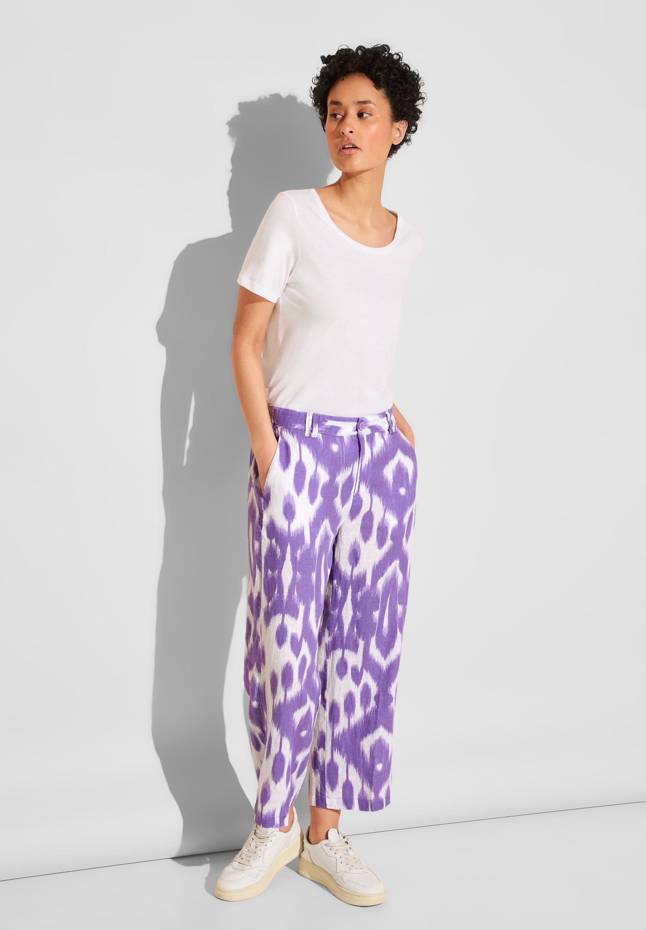 STREET ONE Stoffhose, High Waist