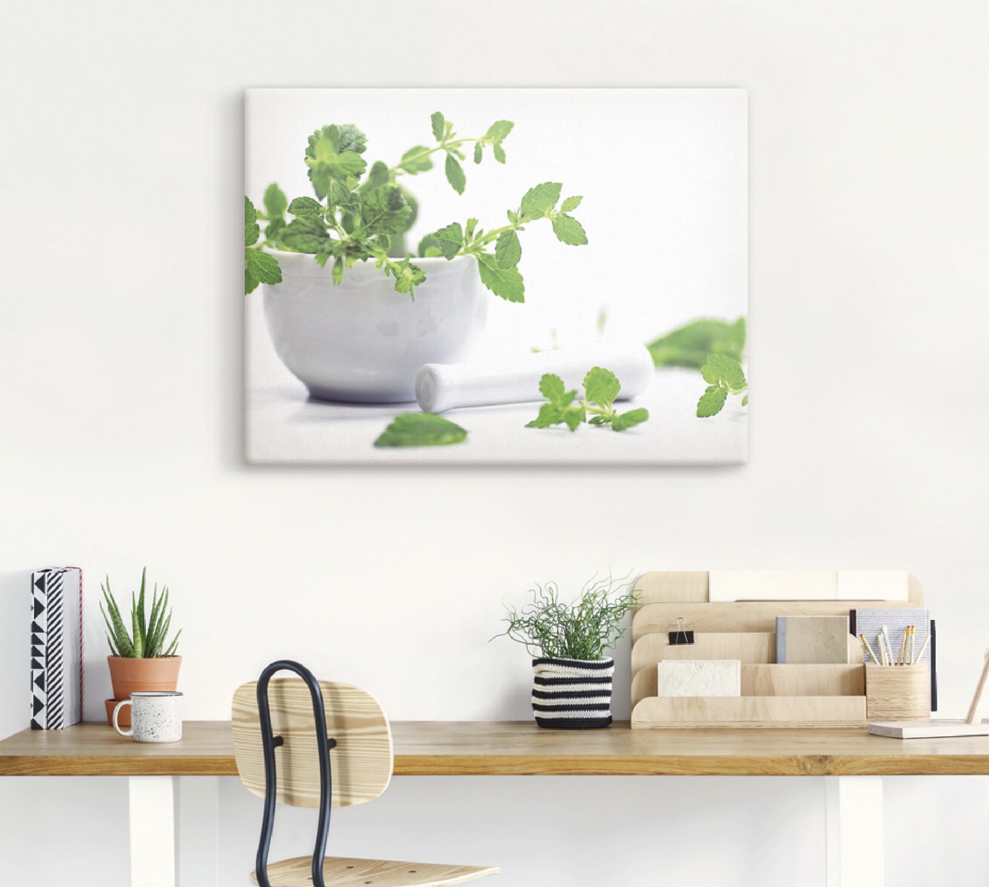 Artland Wandbild »Melissa officinalis«, Lebensmittel, (1 St.), als Leinwandbild, Poster in verschied. Größen