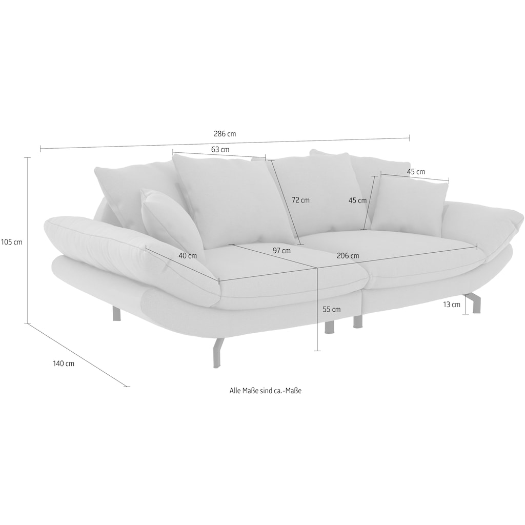 TRENDMANUFAKTUR Big-Sofa »Gizmo«