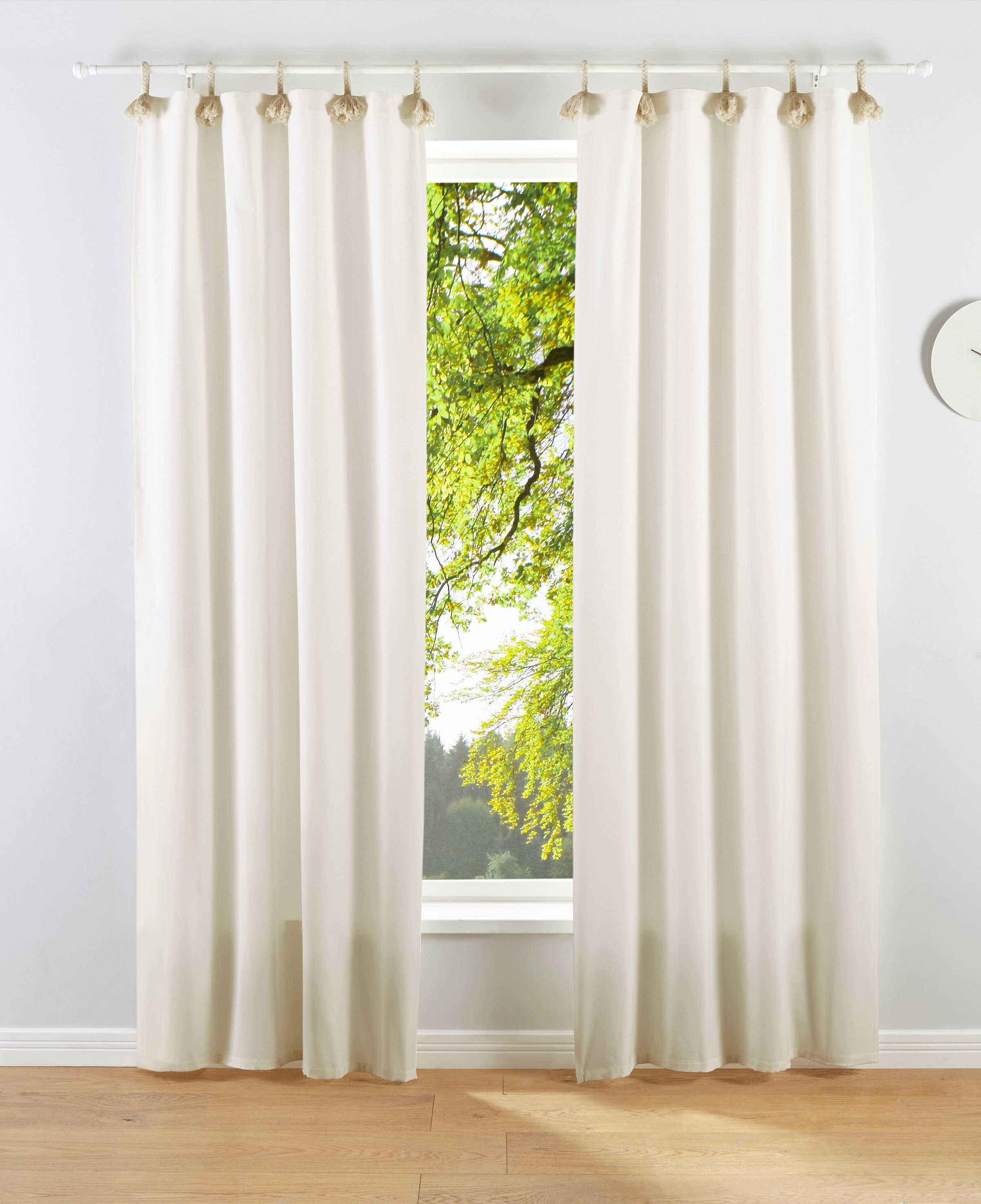 LeGer Home by Lena Gercke Gardine "Leger" Schlaufen 1 Stk. tlg. blickdicht, günstig online kaufen