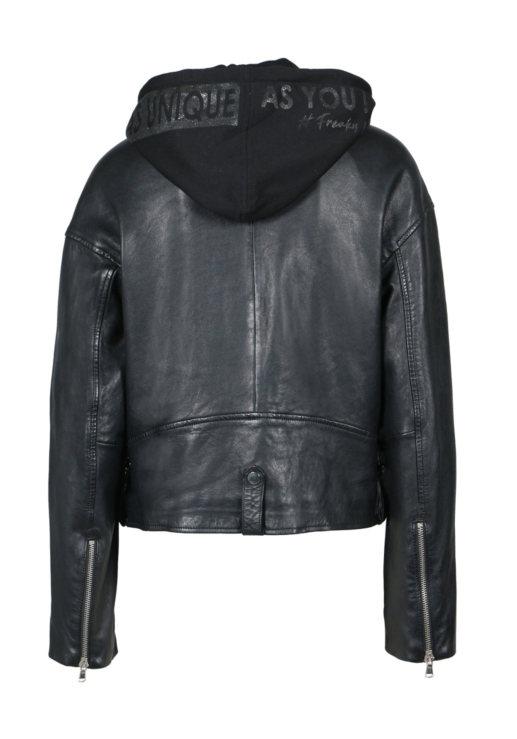 Freaky Nation Lederjacke »Black Vibe-FN«