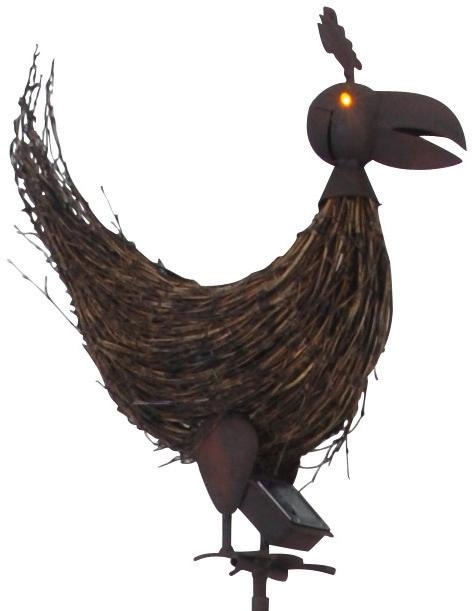 näve LED Gartenleuchte »Huhn«, 2 flammig, Leuchtmittel LED-Board | LED fest integriert, mit Deko
