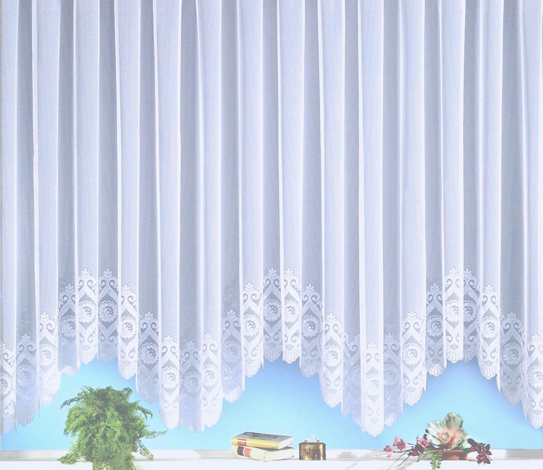 Weckbrodt Gardine "Homburg" Kräuselband 1 Stk. tlg. Bogenstore, Jacquard, h günstig online kaufen