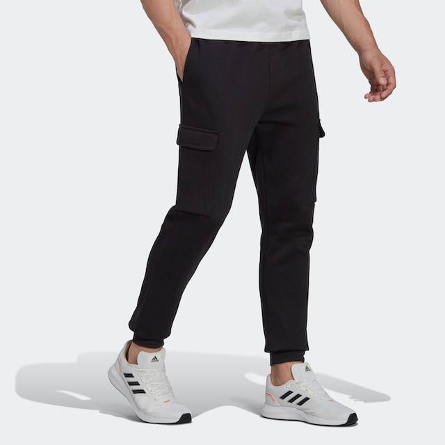 adidas Sportswear Sporthose »ESSENTIALS FLEECE REGULAR TAPERED CARGOHOSE«, (1  tlg.) ▷ für | BAUR