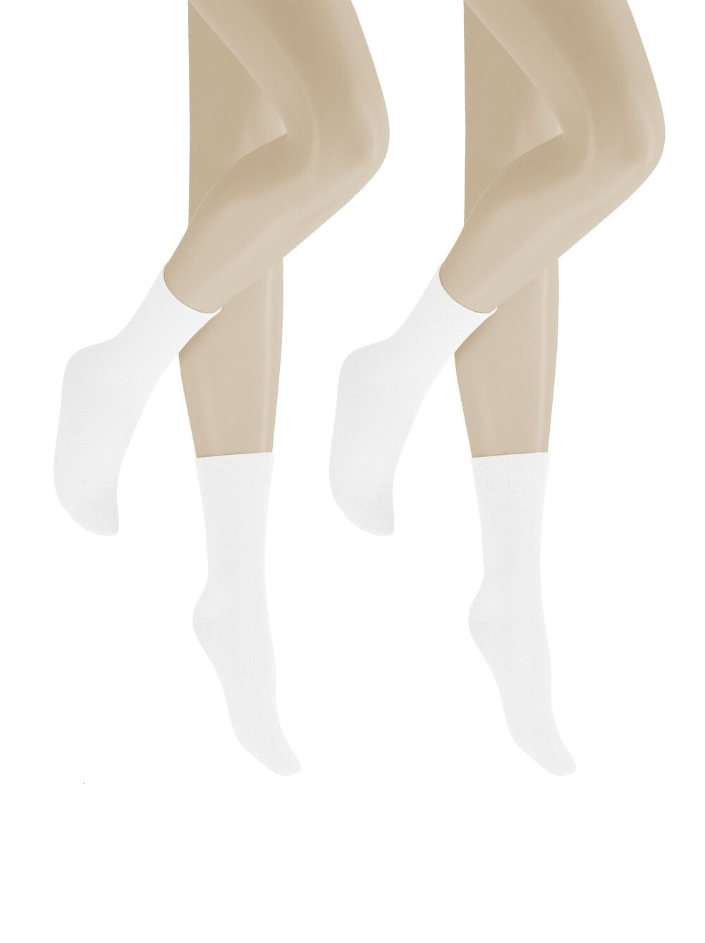 Hudson Socken "ONLY 2-PACK" Komfortbund mit weitem Fußausschnitt