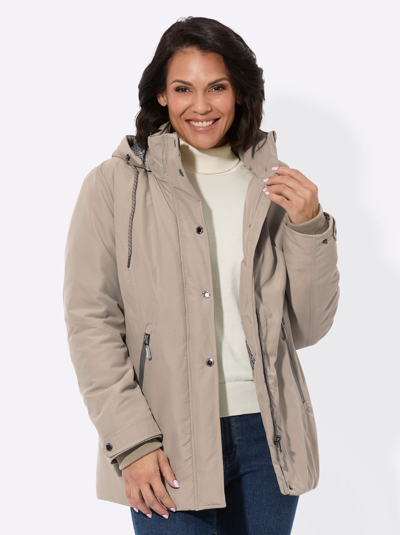 Casual Looks Funktionsjacke, mit Kapuze