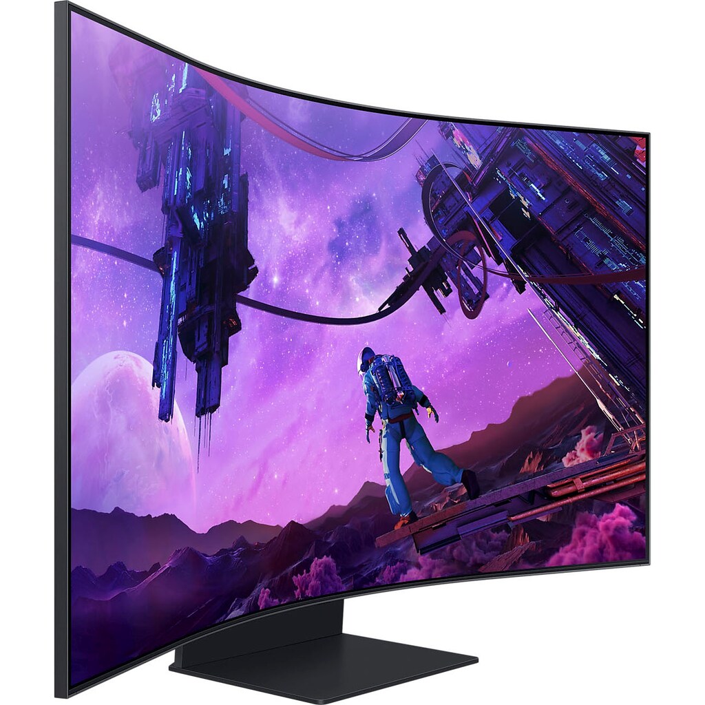 Samsung Curved-Gaming-LED-Monitor »Odyssey Ark S55BG970NU«, 138 cm/55 Zoll, 3840 x 2160 px, 4K Ultra HD, 1 ms Reaktionszeit, 165 Hz