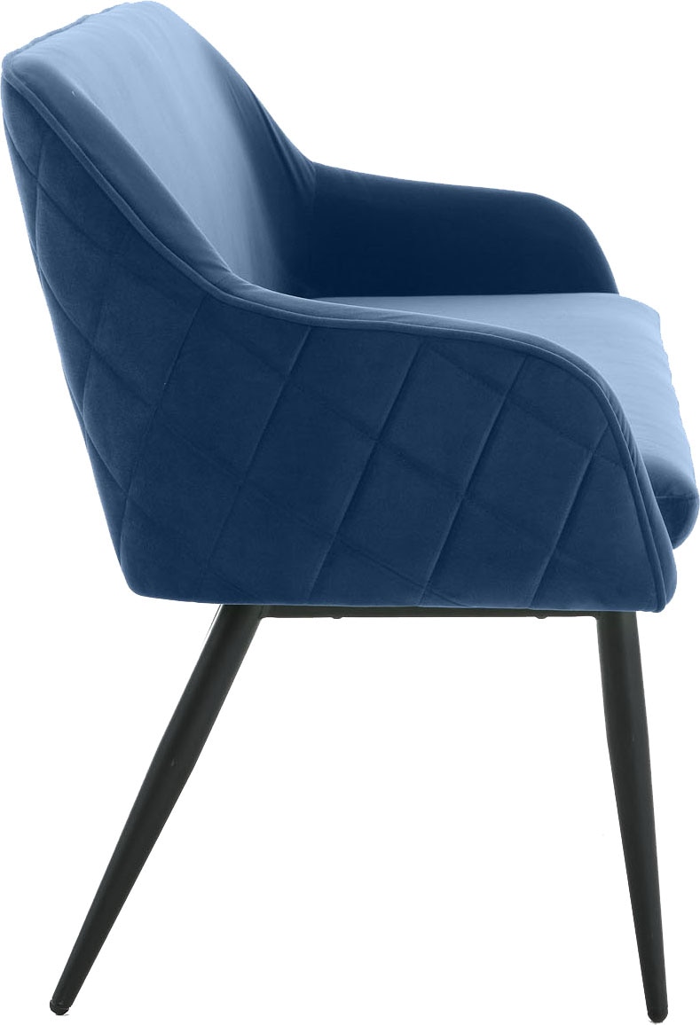 SalesFever Eckbankgruppe, (Set, 6 tlg.), Rückenfläche mit aufwändiger Rautensteppung