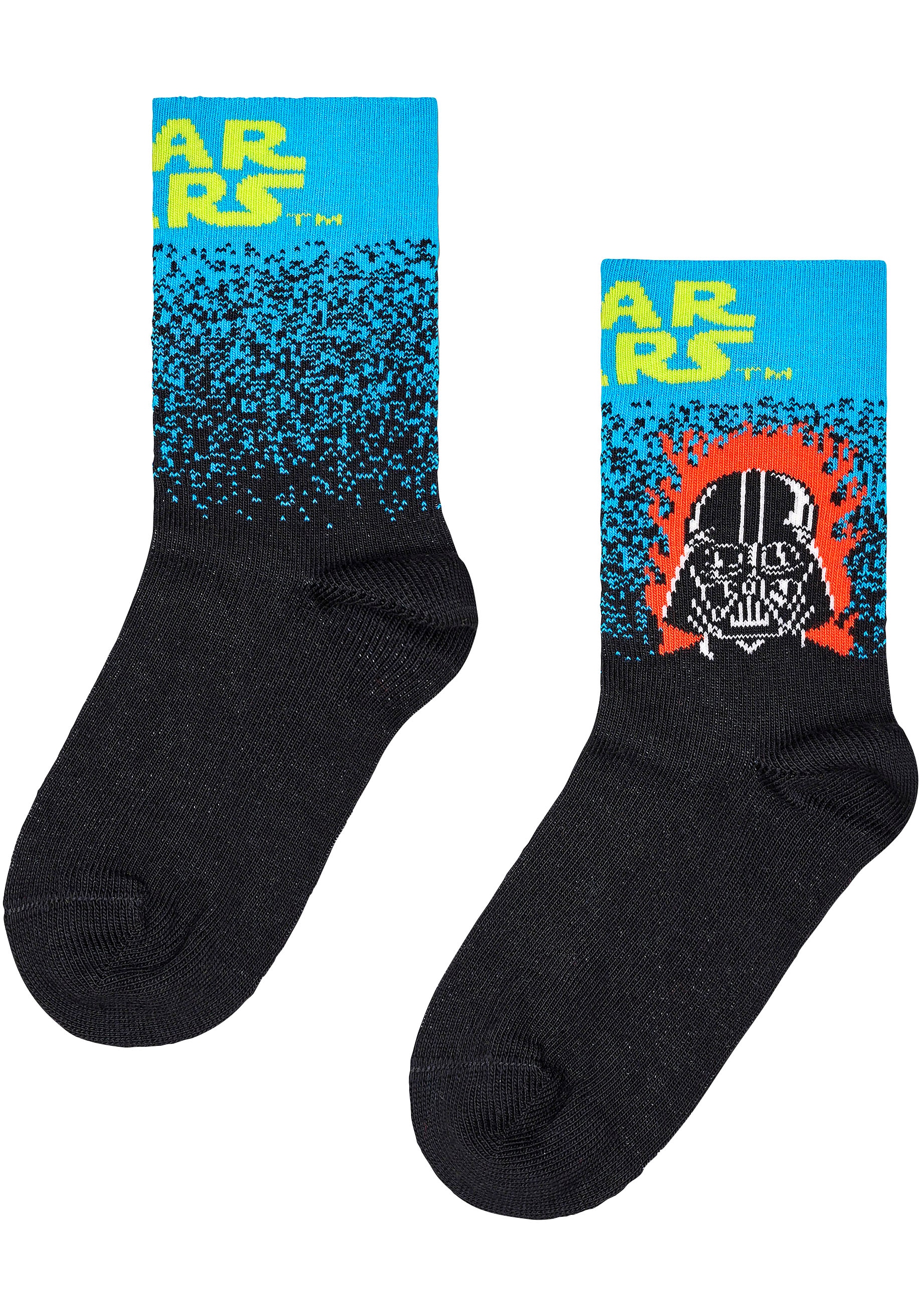 Happy Socks Socken »Star Wars Gift Set«, (3 Paar), Millennium Falcon, Darth Vader & Star Wars Logo