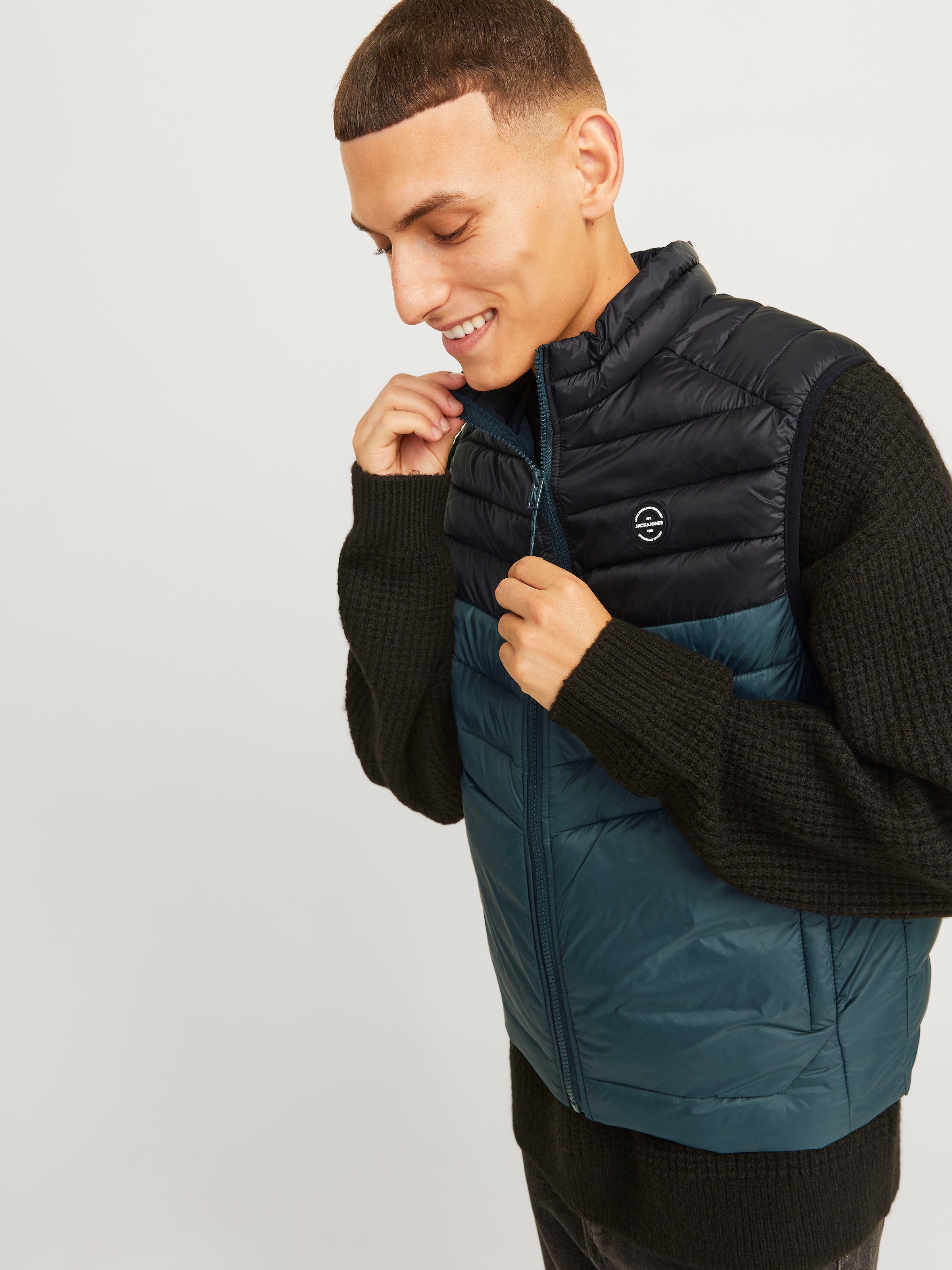 Jack & Jones Steppweste "JJESPRINT BODYWARMER COLLAR NOOS" günstig online kaufen