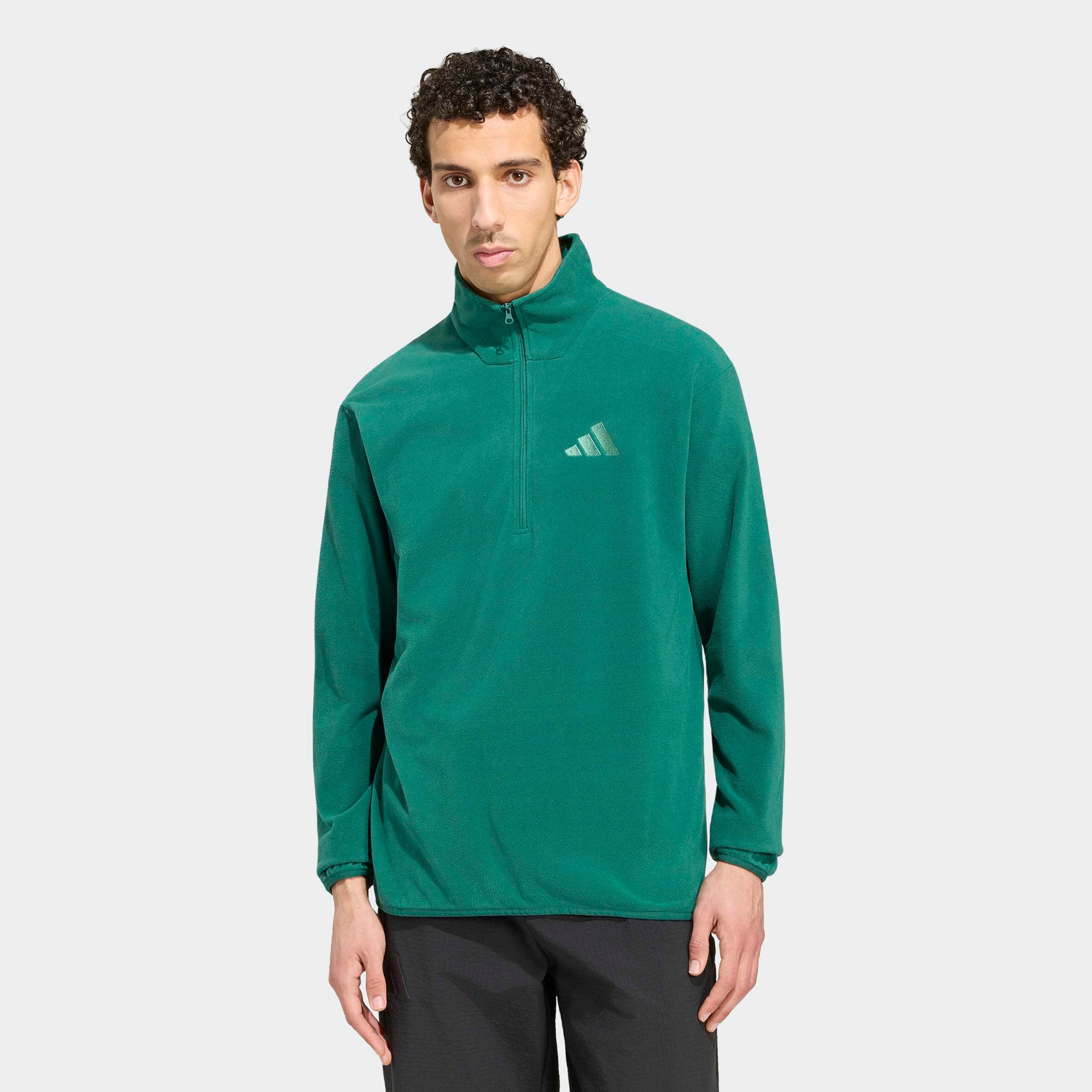ADIDAS TERREX Herren Rollkragenshirt "MT ESS HZ FL", grün, Gr. L, Obermaterial: 100% Polyester, Shirts
