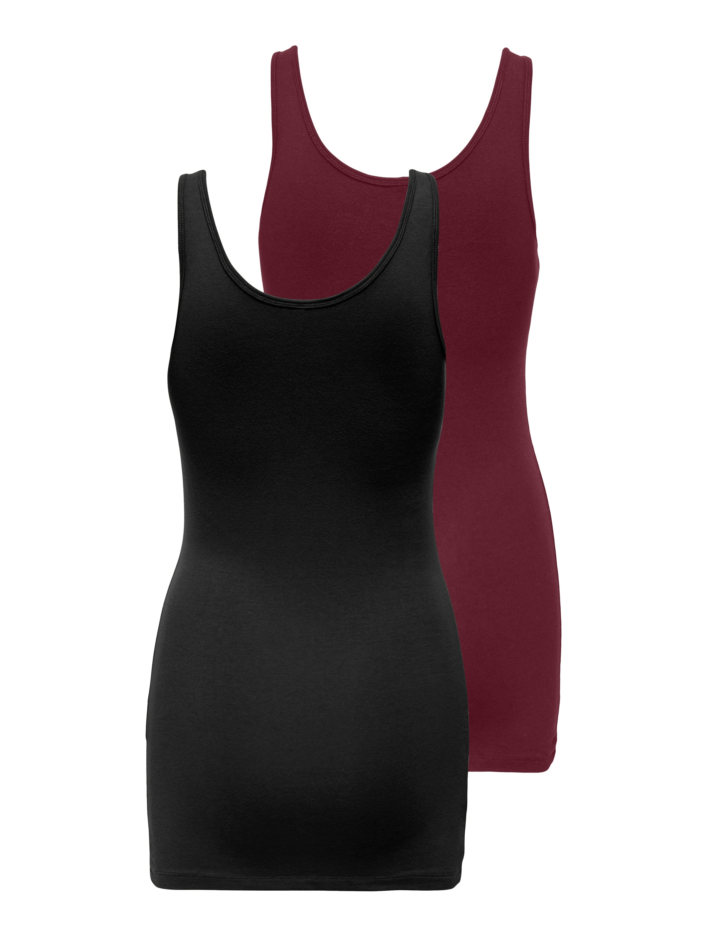 ONLY Tanktop "ONLLIVE LOVE NEW LONG TT 2PACK NOOS", (Packung, 2er-Pack) günstig online kaufen