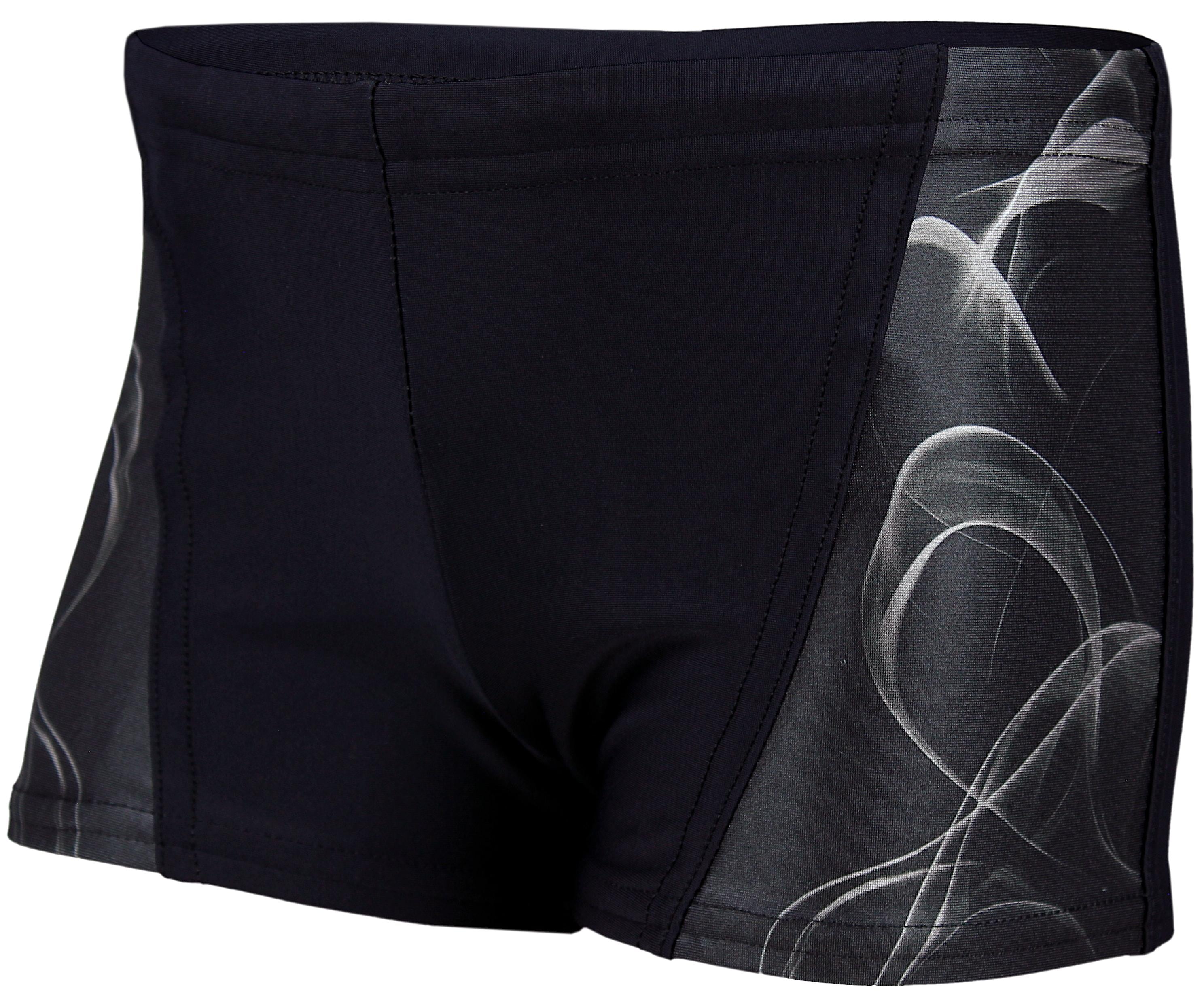 AQUARTI Badehose "Badehose Jungen Schwimmhose Kontrastfarbige Einsätze"