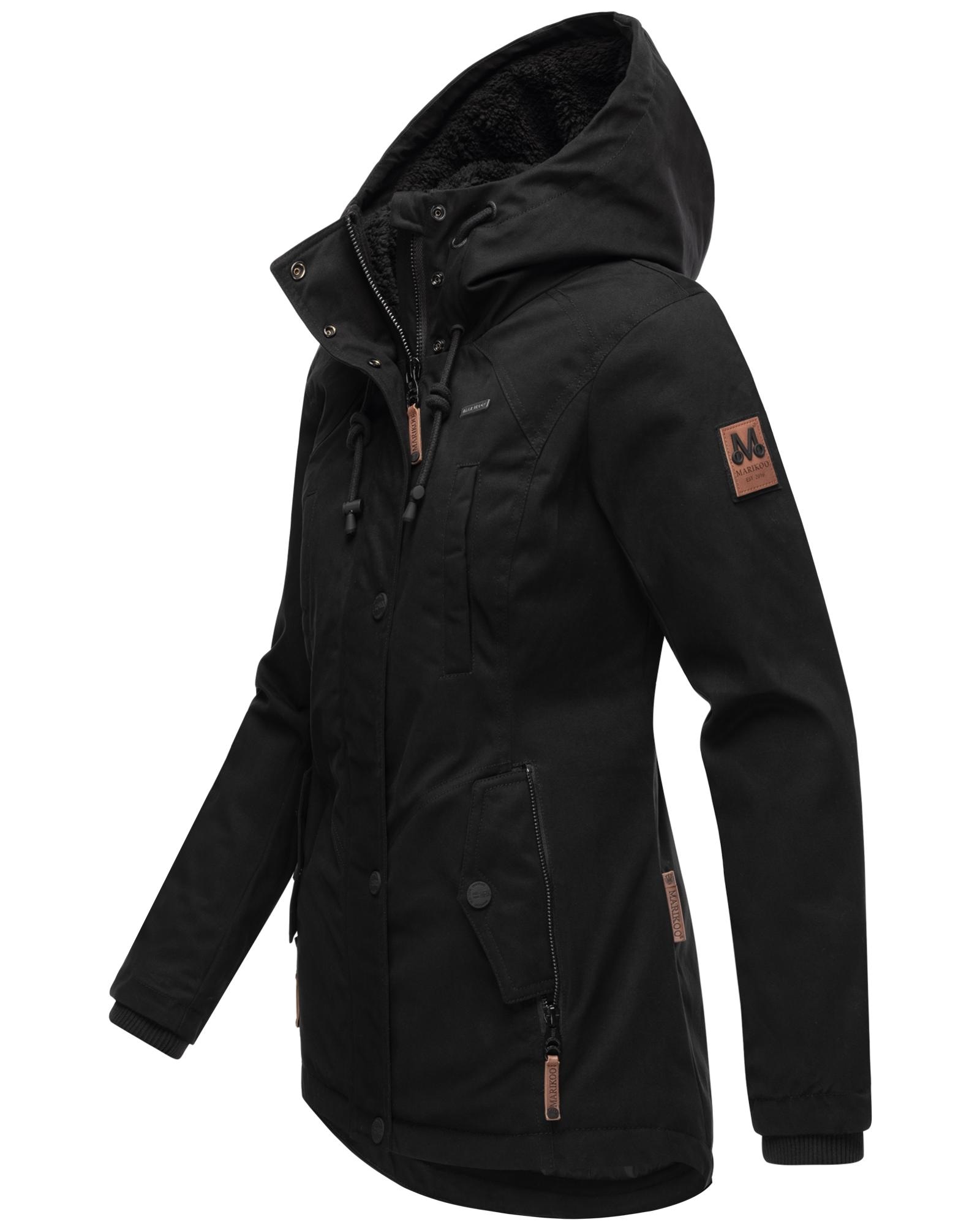 Marikoo Winterjacke »Bikoo«, mit Kapuze, sportliche Damen Outdoor Baumwolljacke mit Kapuze