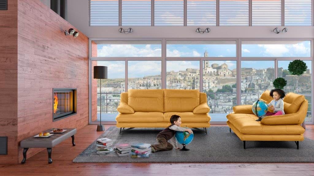 CALIA ITALIA 2-Sitzer "Cezanne, italienisches Design trifft erstklassigen Sitzkomfort, Leder" Edles Designsofa in besonders langlebigen & pflegeleichten Lederarten
