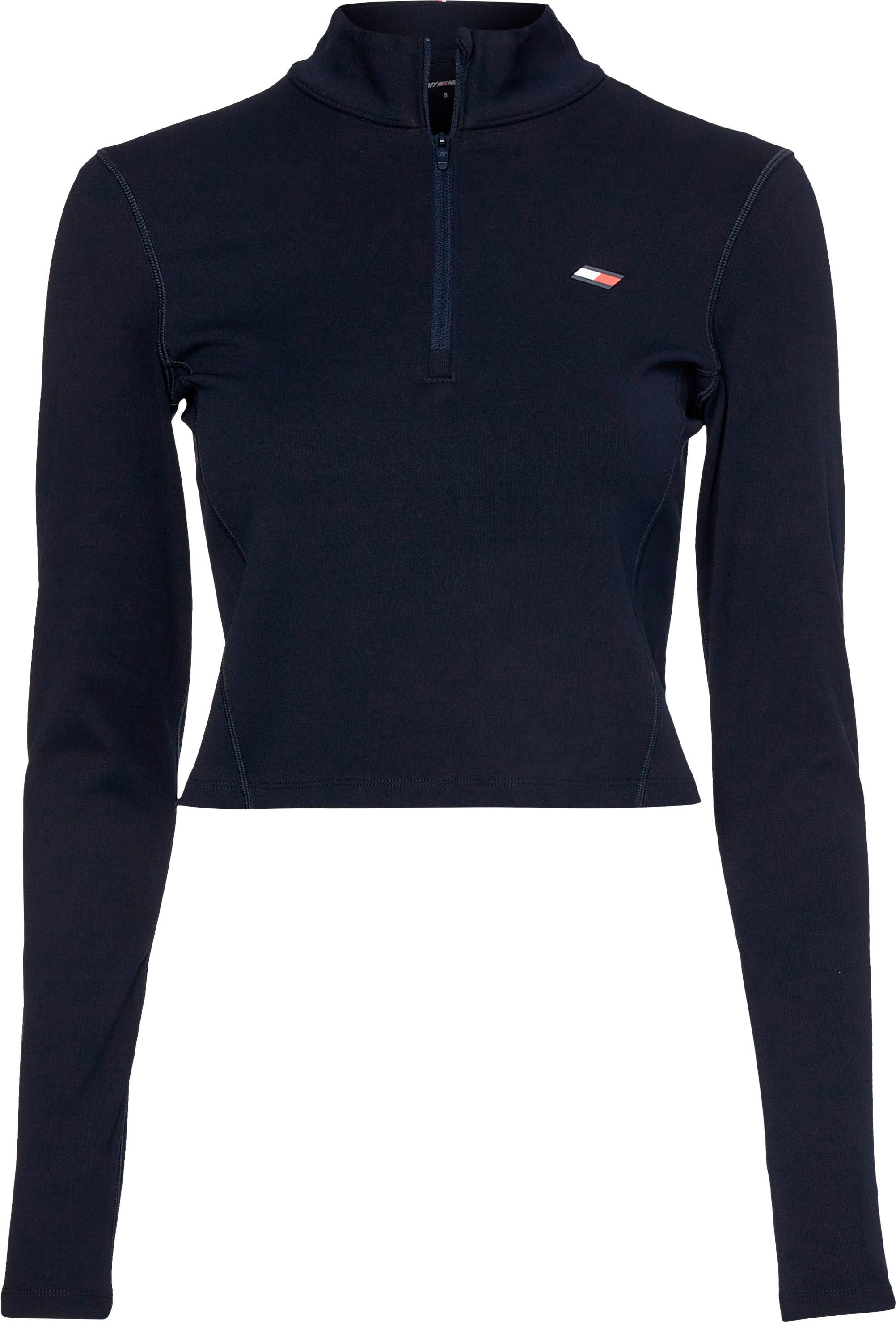 Tommy Hilfiger Sport Langarmshirt »SLIM SORONA MIX HIGH-NK TOP LS«, mit  Tommy Hilfiger Sport Markenlabel für bestellen | BAUR