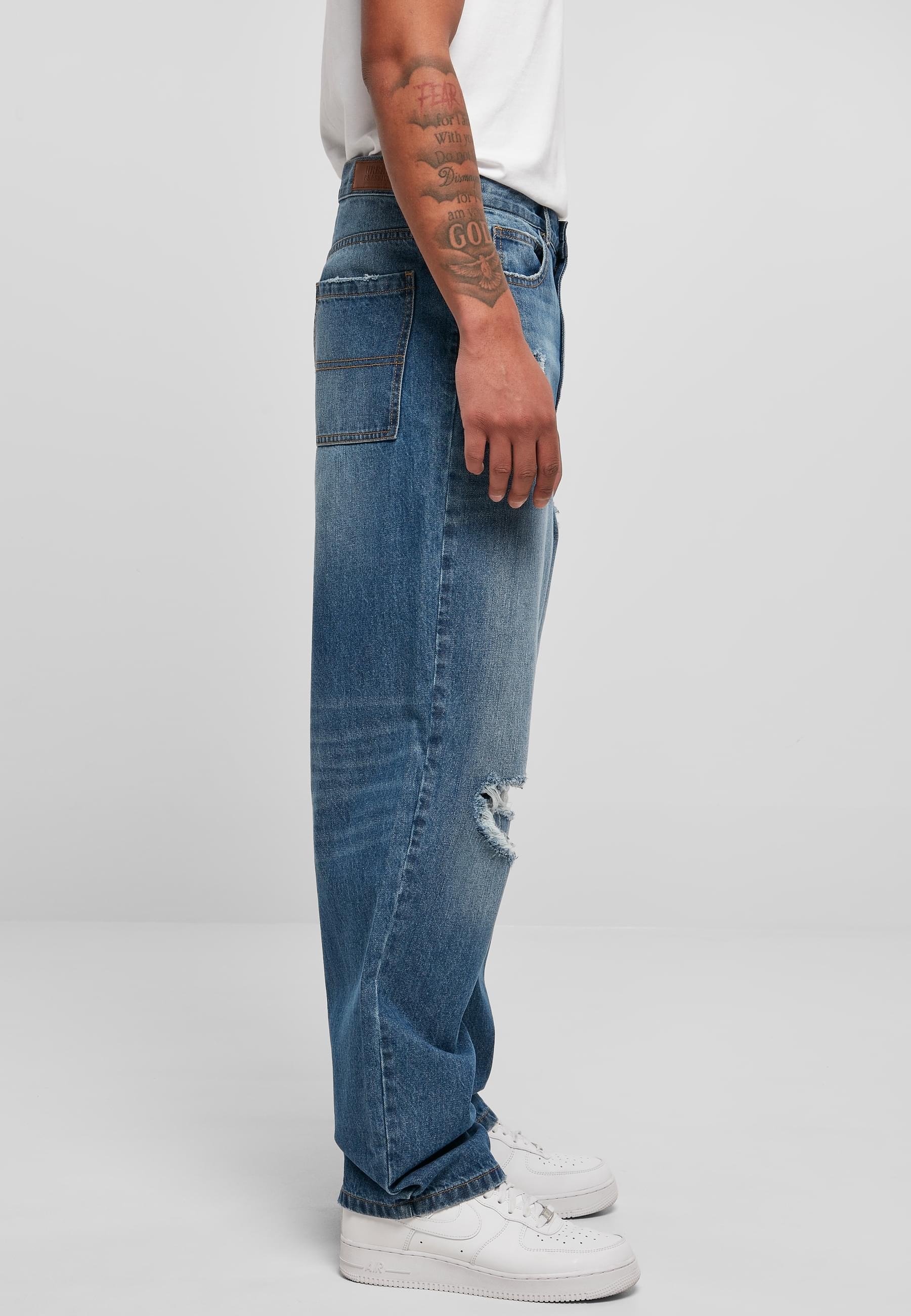 URBAN CLASSICS Bequeme Jeans »Urban Classics Herren Distressed 90‘s Jeans«, (1 tlg.)