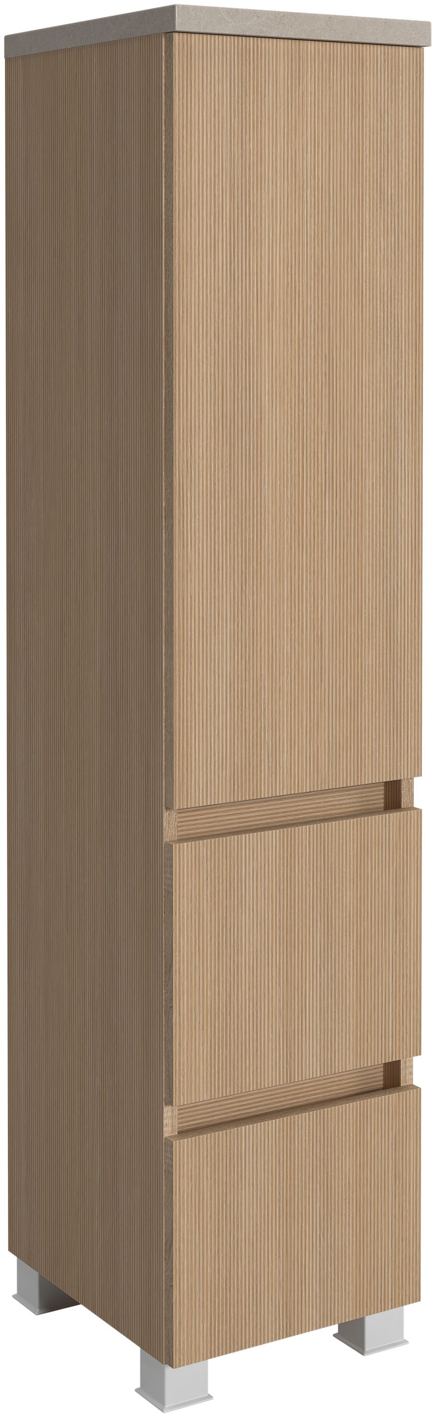 Thumbnail - welltime Badmöbel-Set "EIXO, Set aus Spiegelschrank, Waschtisch und Midischrank"