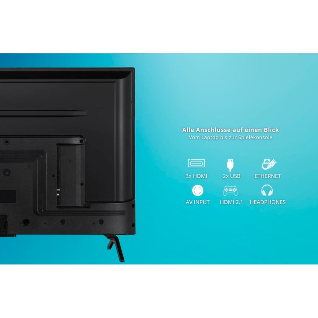 Toshiba QLED-Fernseher »50QV2463DA«, 108 cm/43 Zoll, 4K Ultra HD, Smart-TV