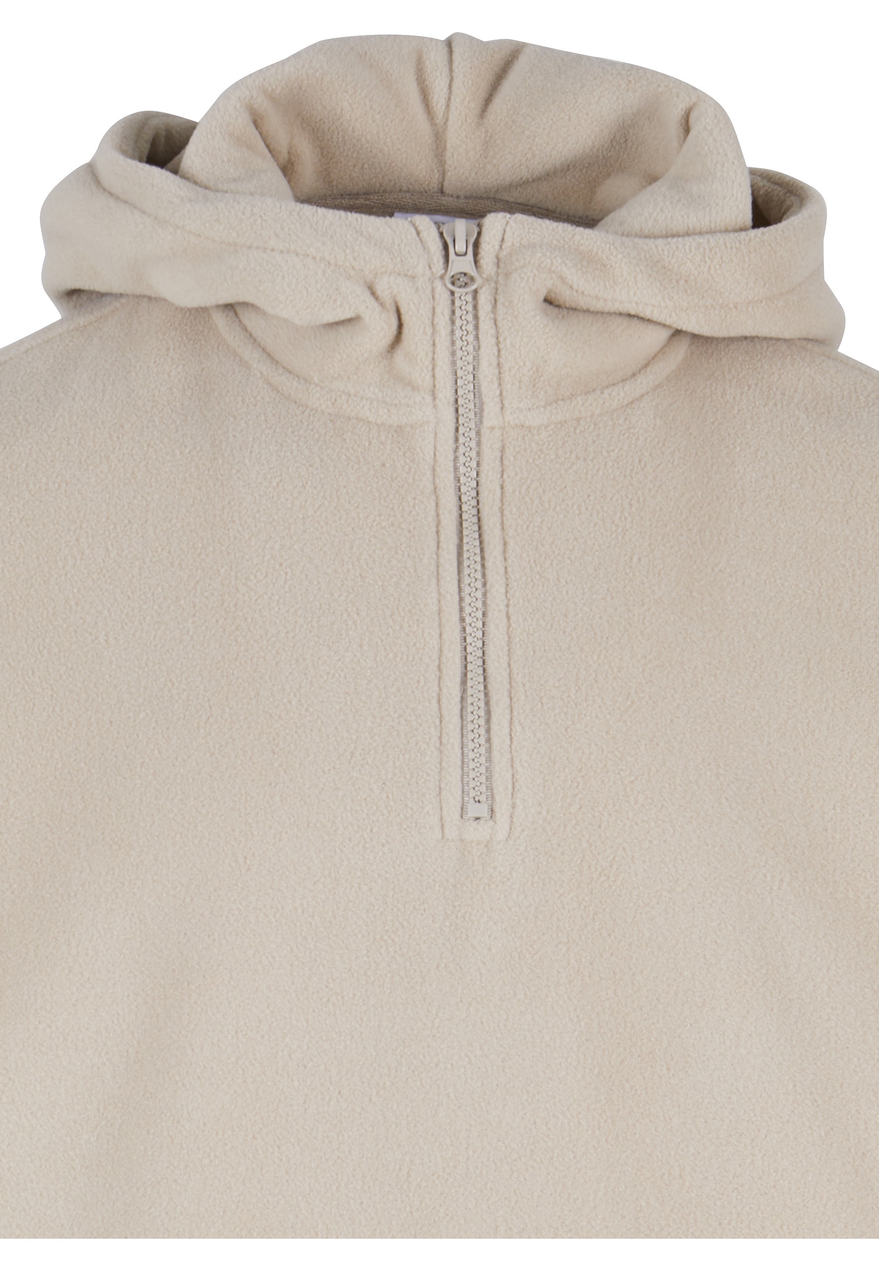 URBAN CLASSICS Troyer »Urban Classics Herren Oversized Polar Fleece Half Zip Hoody« 1 Stk.