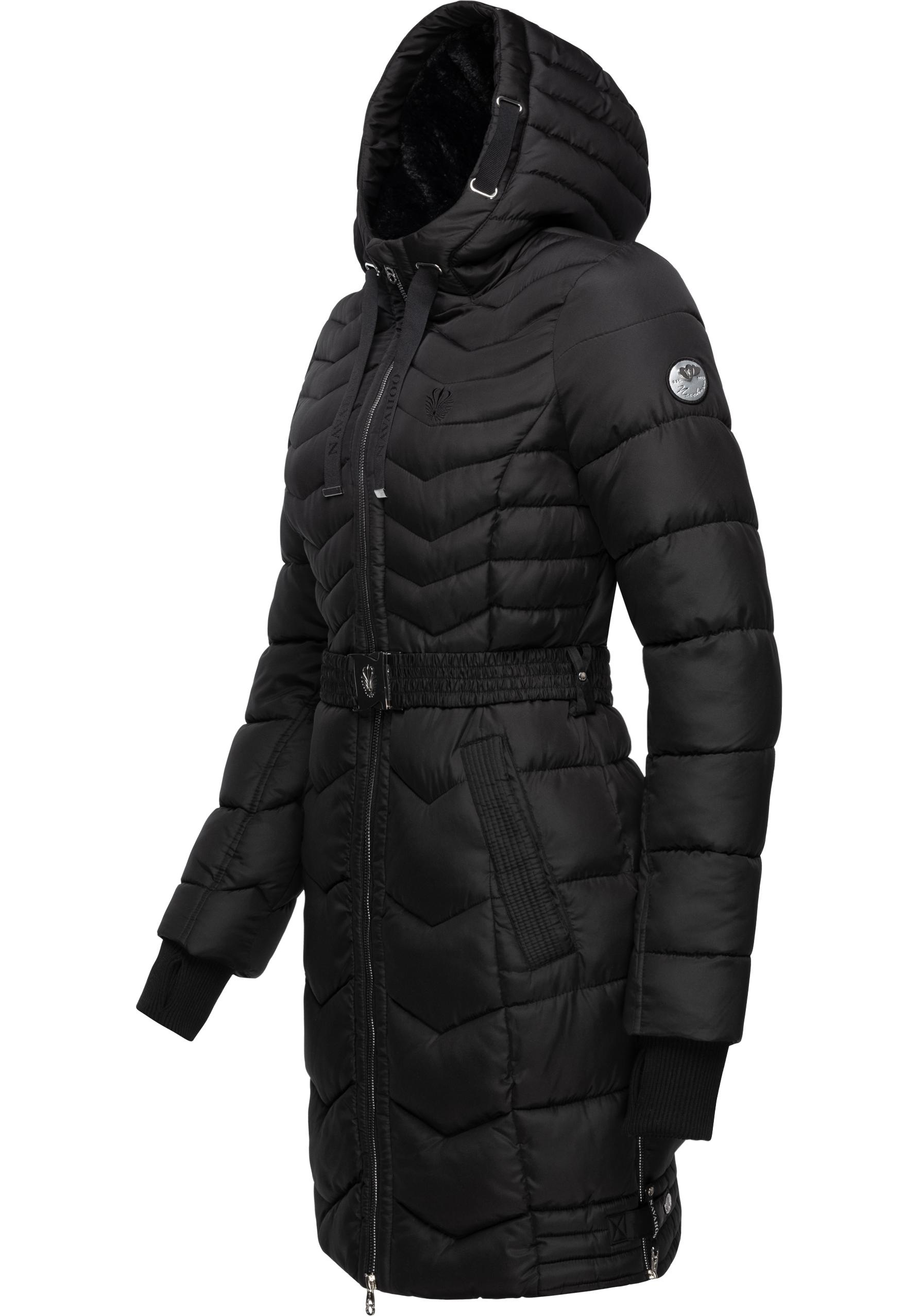 Navahoo Steppmantel »Alpenveilchen«, Stylischer Wintermantel mit schicken Details