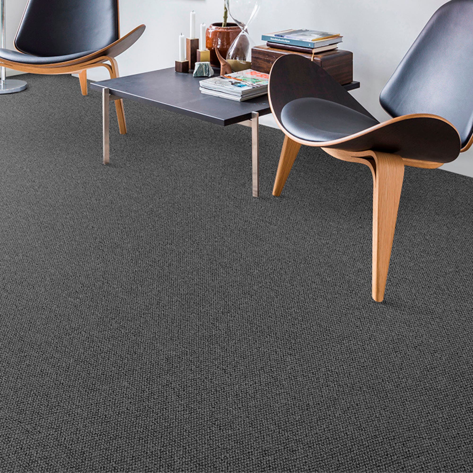 ANDIAMO Teppichboden "Tulsa, Schlinge, Made in Belgium", B : 500cm 1 Stk., 6mm, L: 300cm, grau, Schlafzimmer, Teppiche, meliert, Breite 400 cm oder