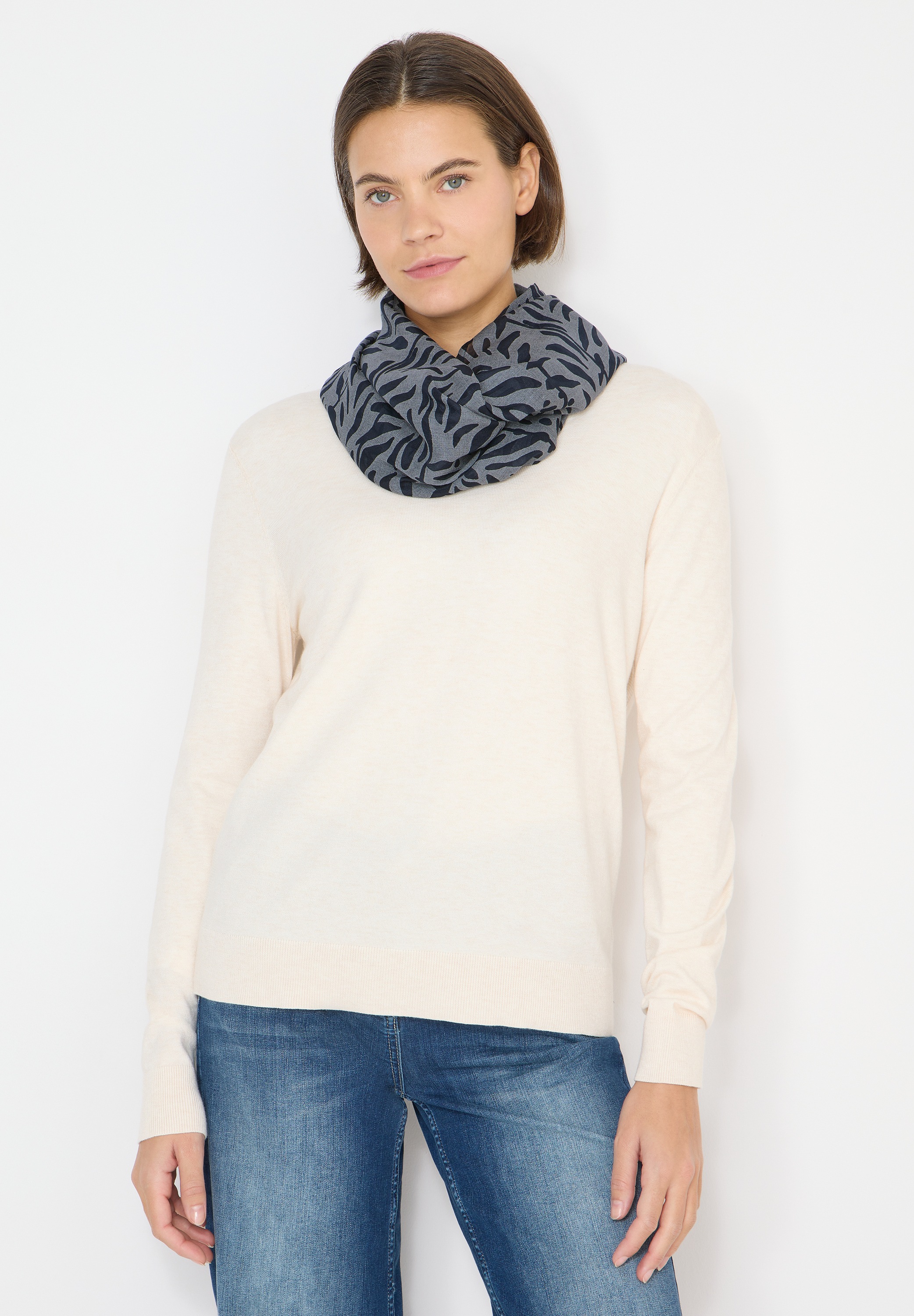 Cecil Loop softer Materialmix günstig online kaufen