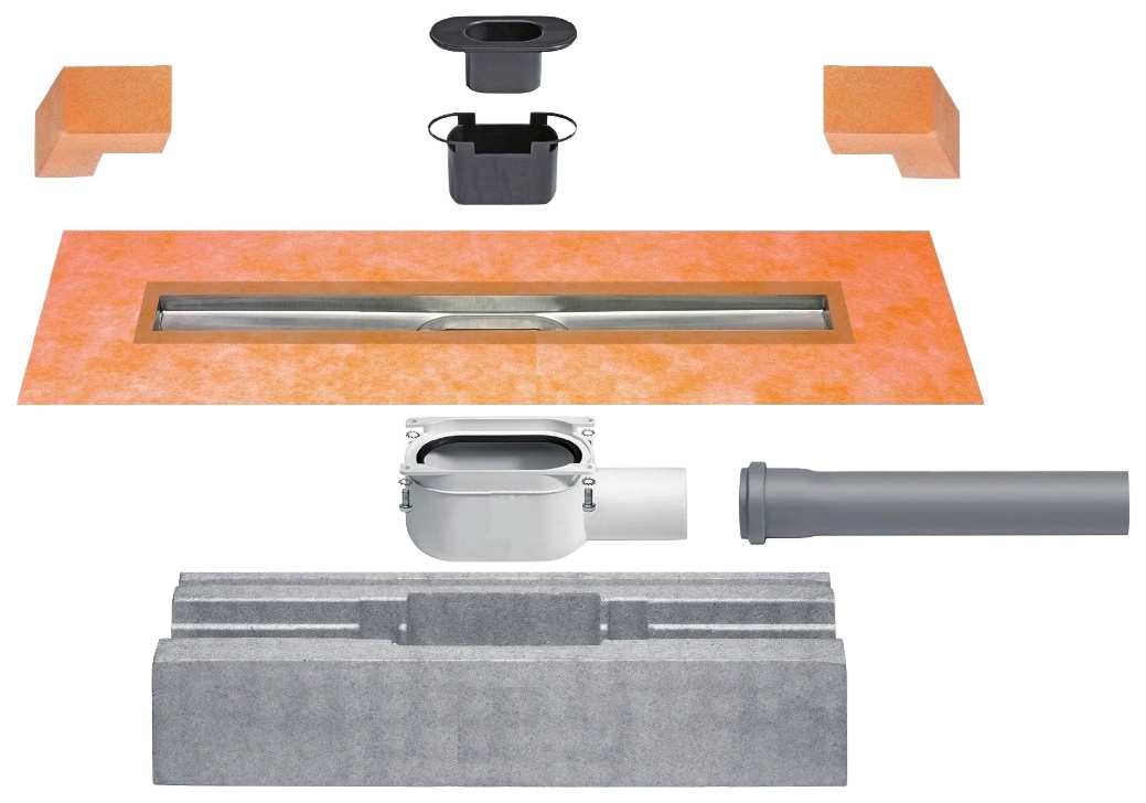 Schlüter Duschrinne »Kerdi-Line-H 50«, horizontal, DN50, Geruchsverschluss kaufen