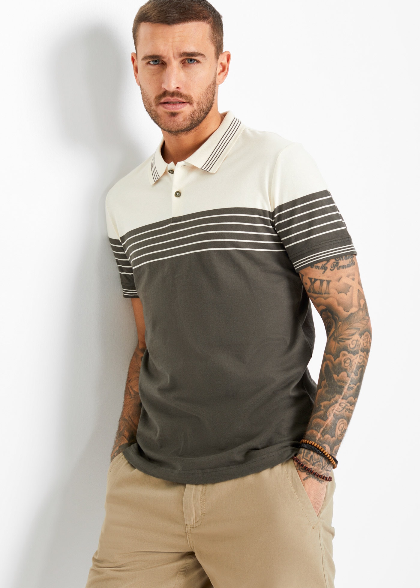 bonprix Poloshirt Regular Fit, Kurzarm, aus Baumwoll-Jersey