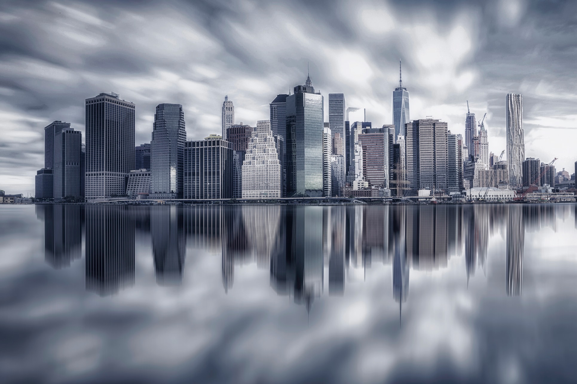 Papermoon Fototapete "Photo-Art MICHAEL ZHENG, MANHATTANREFLEXION"