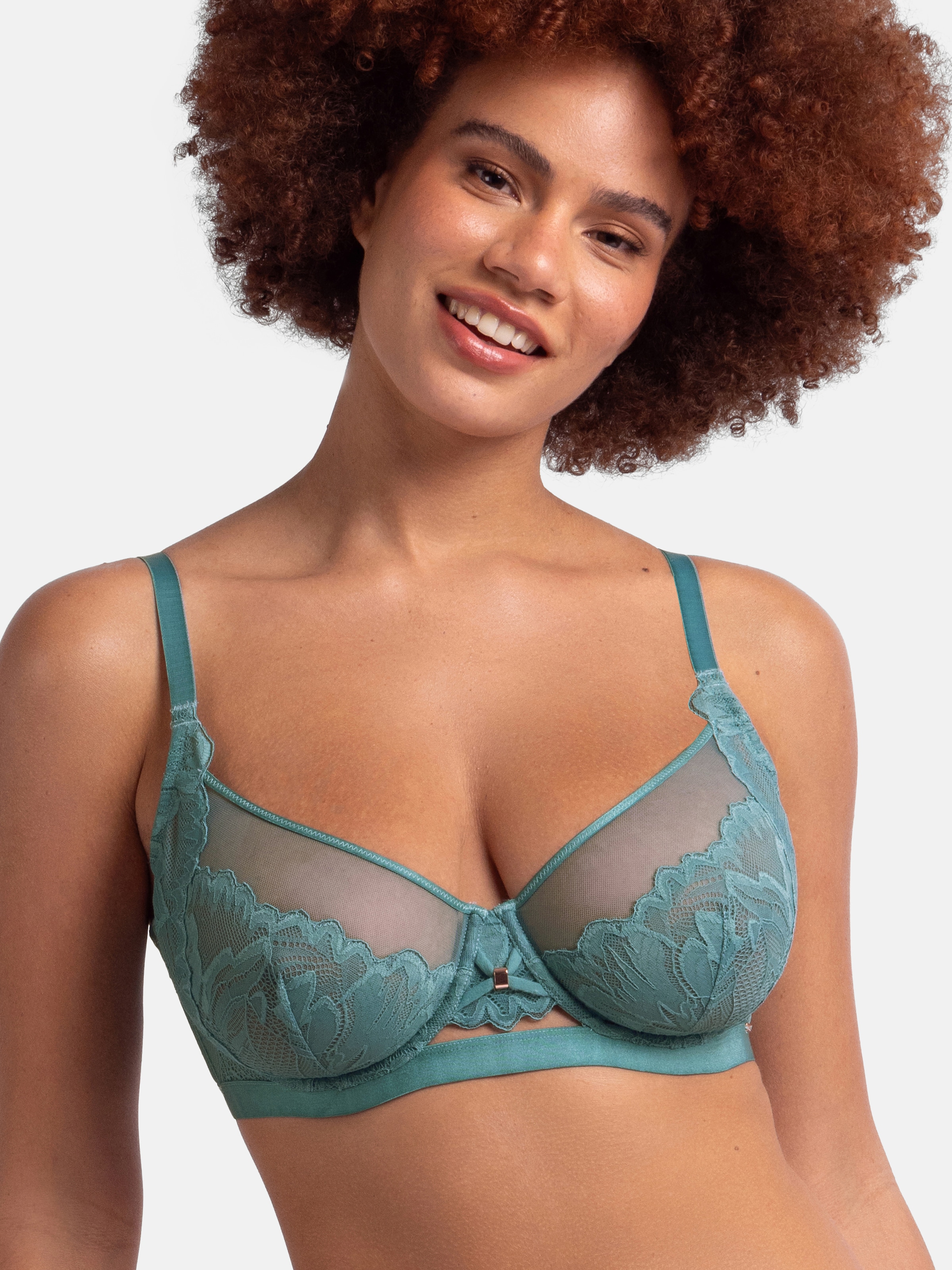 Dorina Bügel-BH 1 Stk. Curves mit feinem Spitzenbesatz günstig online kaufen