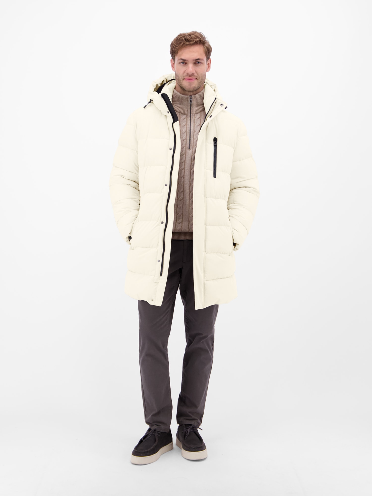LERROS Steppjacke »LERROS Warme Steppjacke für Herren«, mit Kapuze, Wasser- und windabweisend, atmungsaktiv