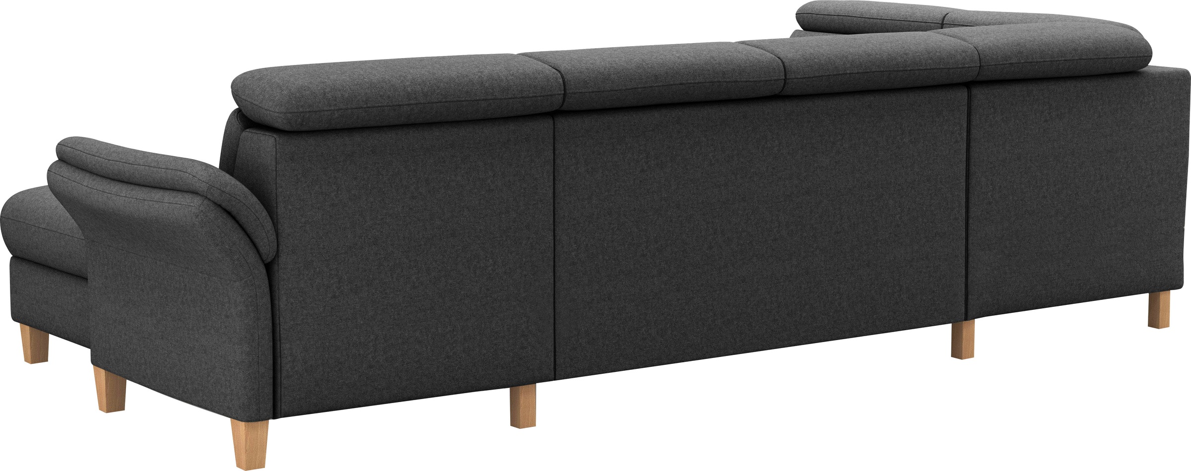 Home affaire Glendale U-Shaped Sofa Dark Grey 6